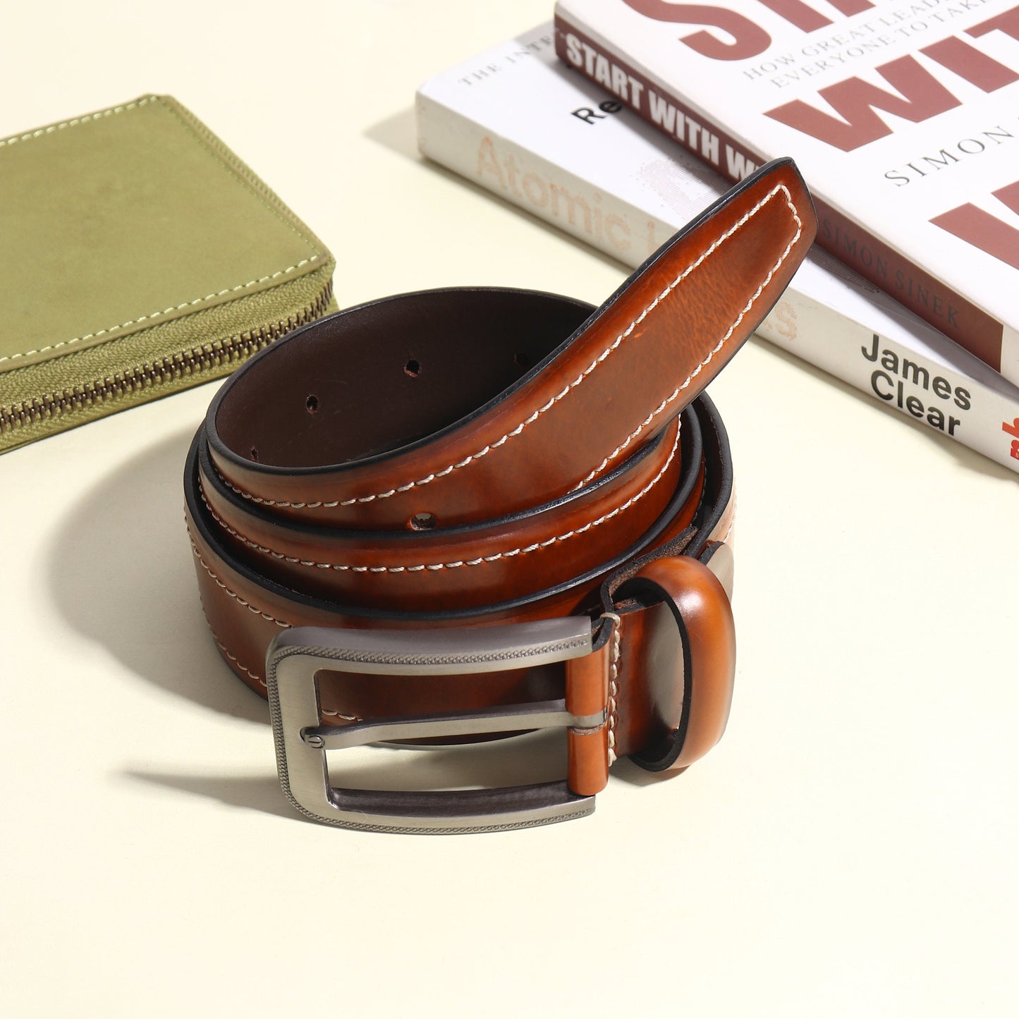 Men Leather Belt | Full Grain Leather Belt for Men | Handmade Waist Belts For Men | Formal, Casual Leather Belt | Anniversary, Birthday Gift