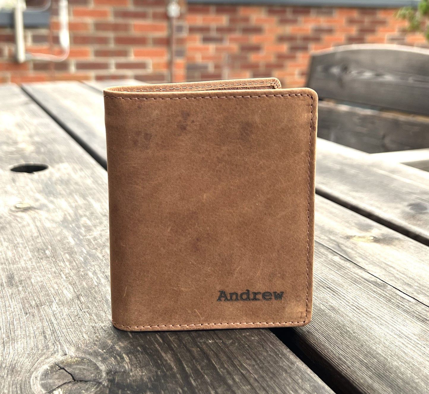 Personalised Leather Wallet For Men | Engraved Wallet | Specially Designed Wallet | Zipper Wallet | Anniversary, Birthday, Fathers Day Gift