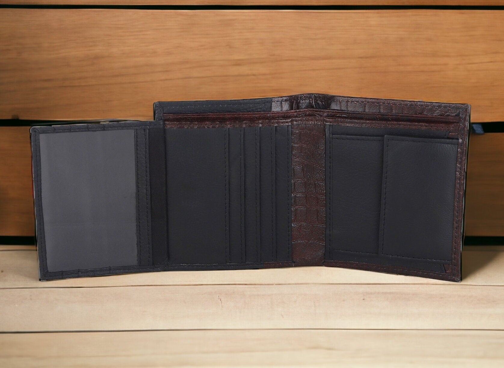 Personalized Wallet | Handmade Real Leather Custom Personalised Wallet | Gift For Dad, Anniversary, Birthday, Groomsmen, Christmas Gift