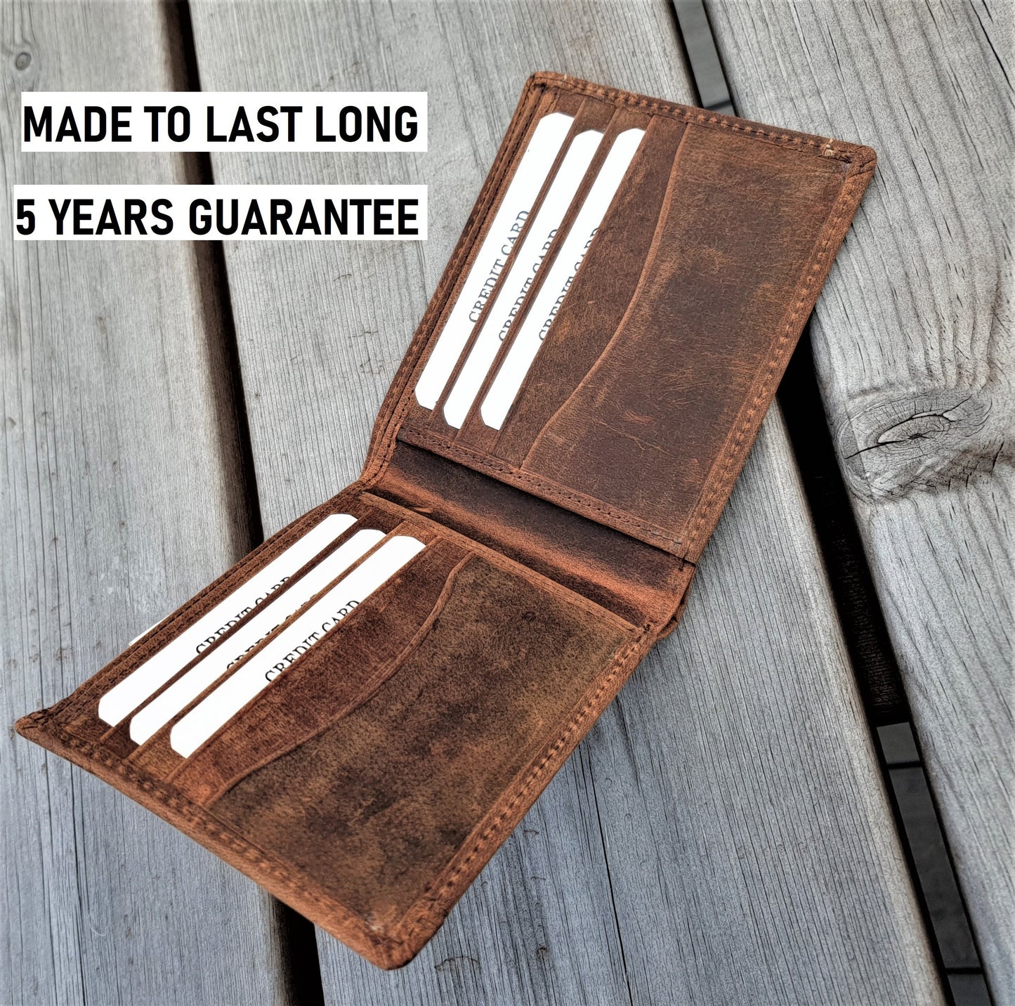 Brown Leather Handmade Wallet For Men, RFID Distressed Leather Men’s Wallet, Full Grain Leather HandCrafted Mens Wallet, Best For Gift