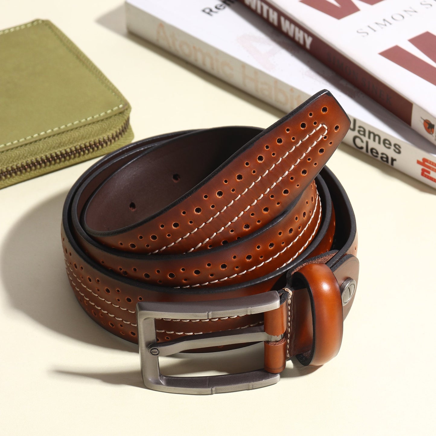 Full Grain Leather Belt for Men and Women | Handmade Real Leather Unisex Waist Belt | Gift for all | Birthday, Christmas, Anniversary Gift