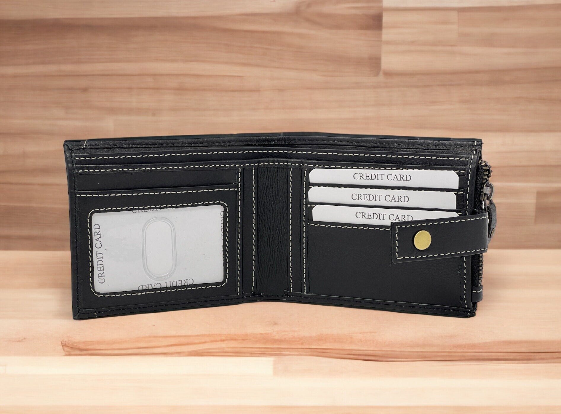 Personalised Christmas Gift | Soft Leather Wallet For Men and Women | Birthday, Anniversary, Christmas gift For Men and Women | Gift Bagged