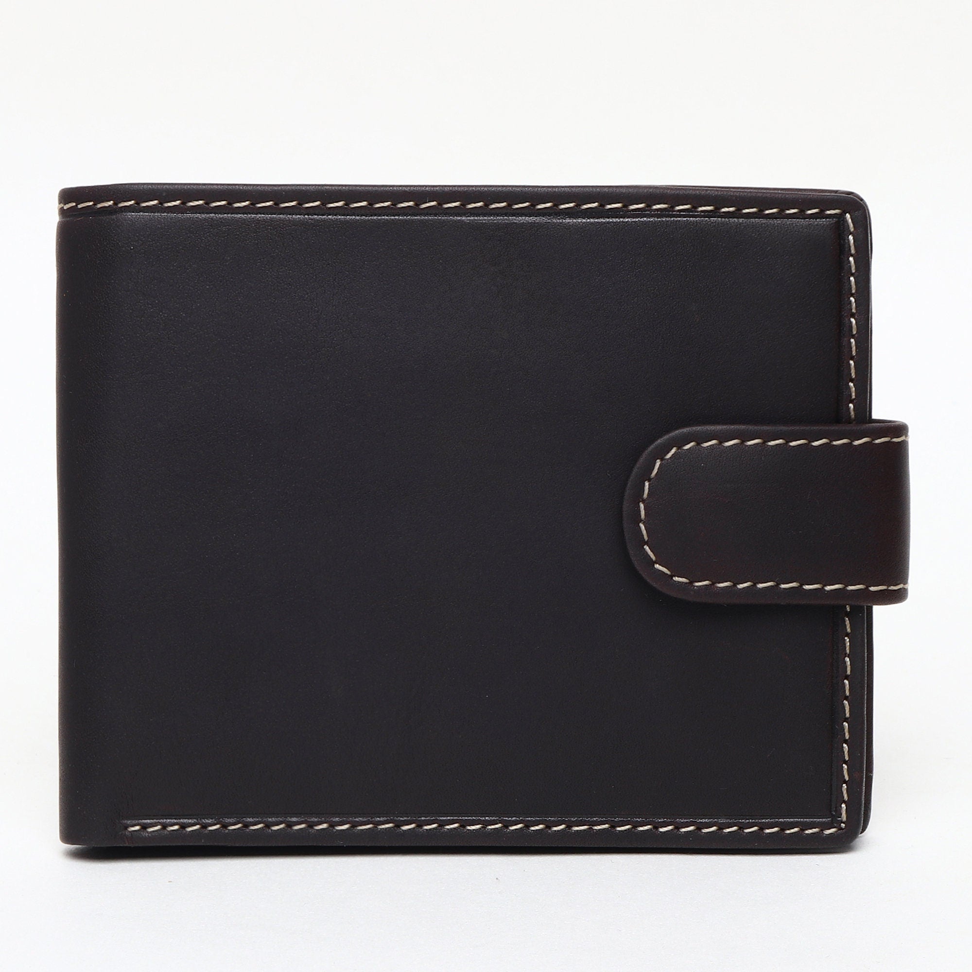 Personalised Christmas Gift For Father Brother Son Husband | Custom Engraved Real leather Wallet For Men | Birthday Anniversary Gift For Men