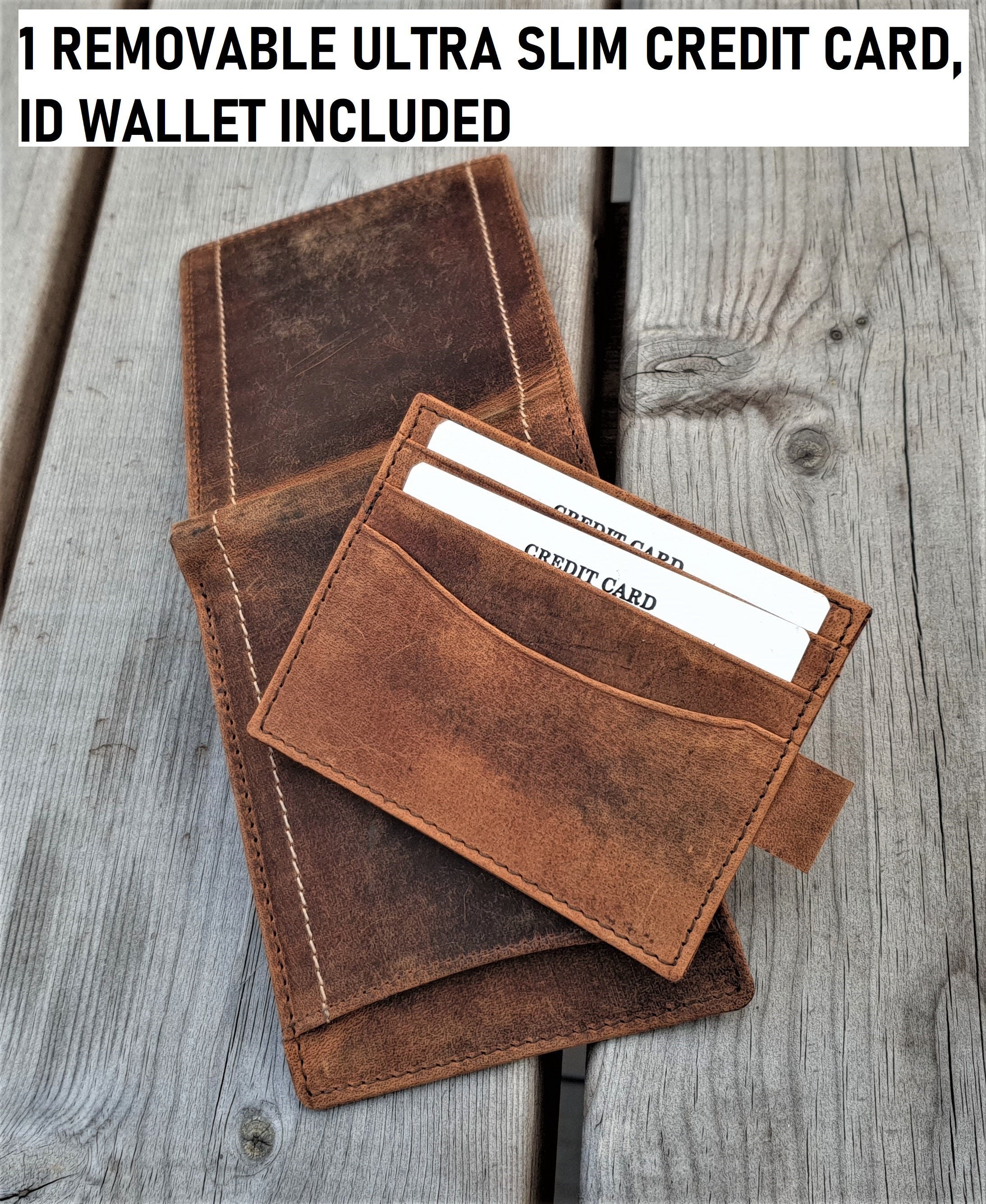 Brown Leather Handmade Wallet For Men, RFID Distressed Leather Men’s Wallet, Full Grain Leather HandCrafted Mens Wallet, Best For Gift