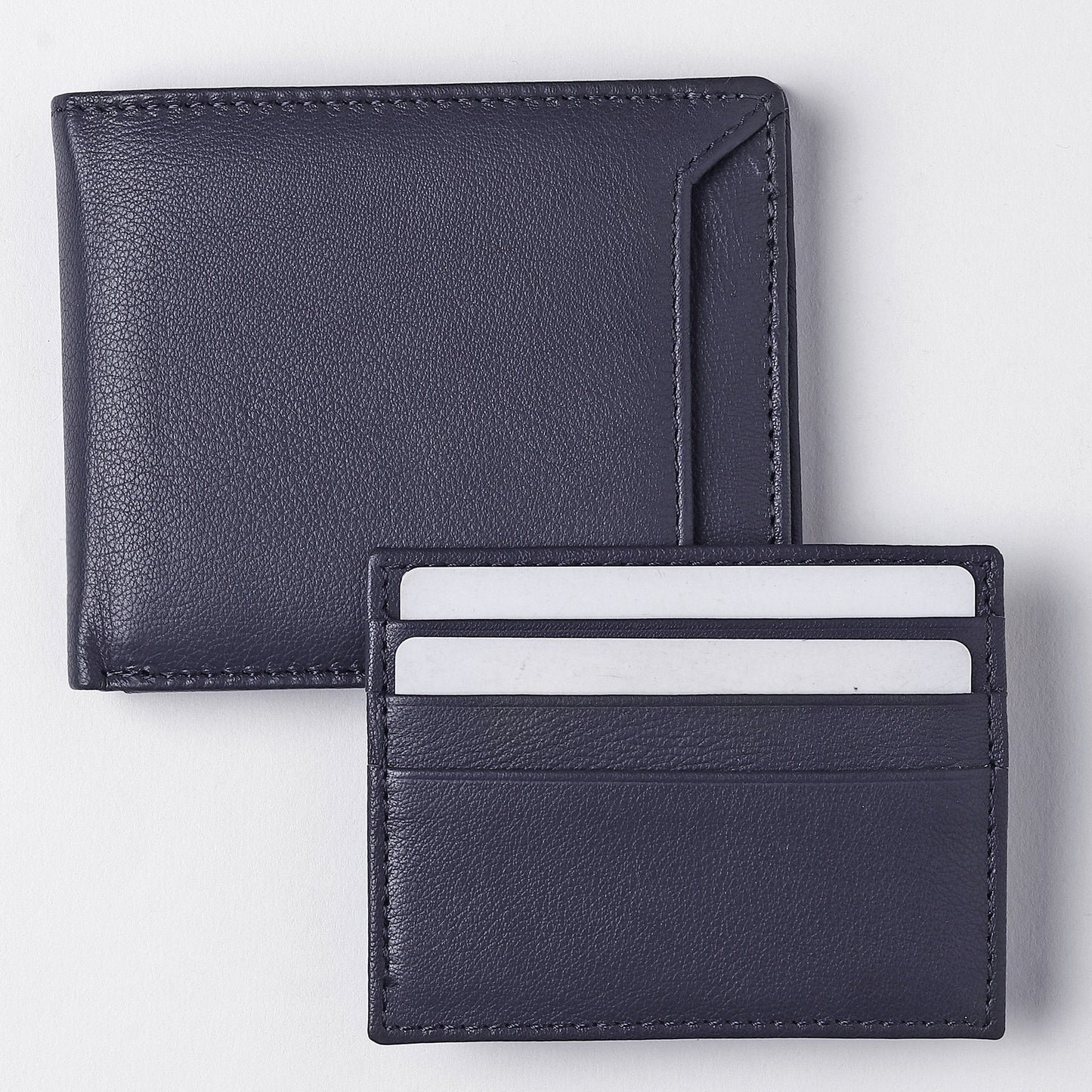 Personalized Soft Leather Men's Wallet | Custom Engraved Real Leather Wallet For Men | Christmas, Birthday, Anniversary Gift For Men