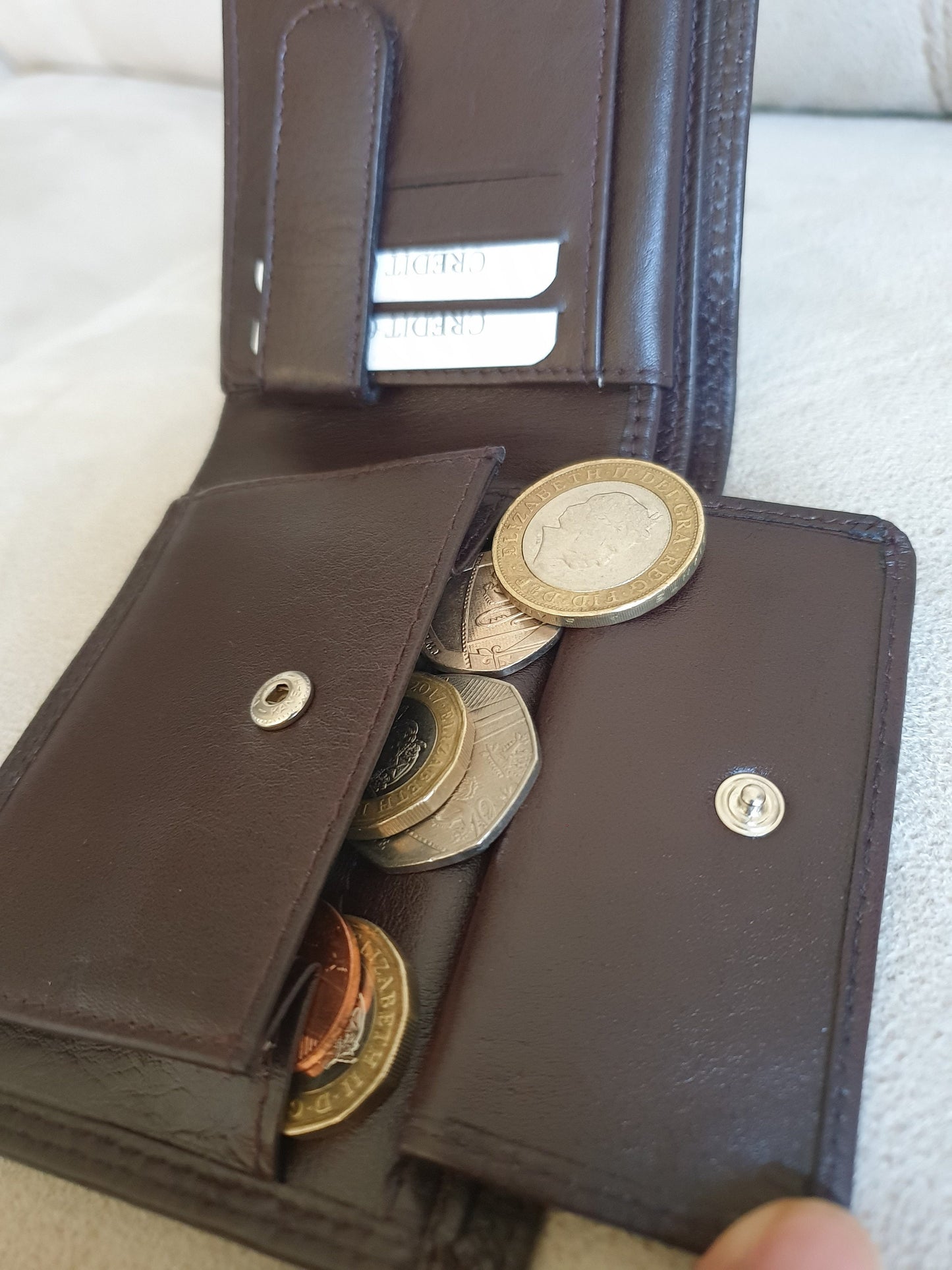 Personalised Brown Handmade Soft Smooth Real Leather Wallet For Men | Cash, Credit Card, Coin Pocket Bifold Leather Wallet