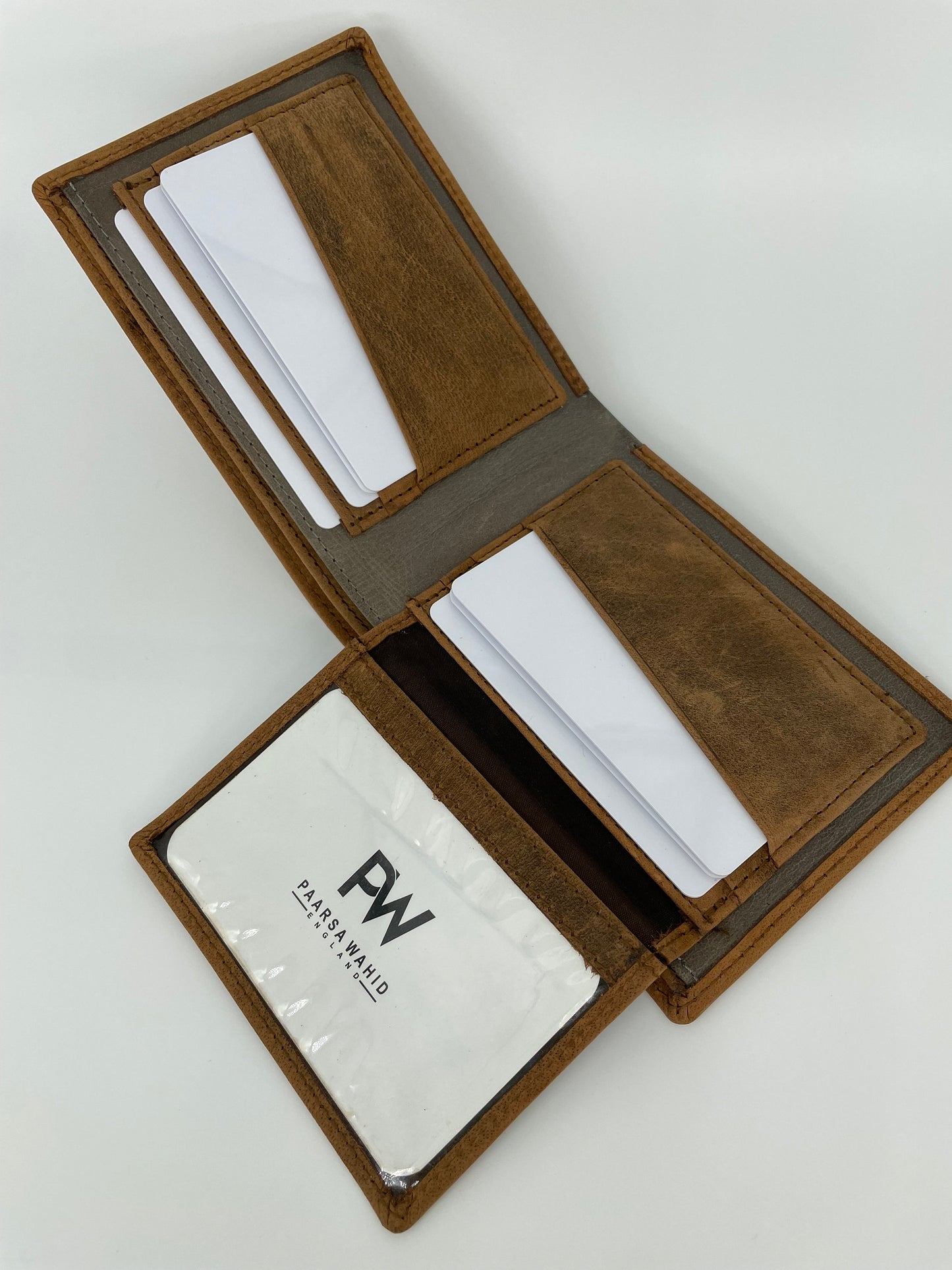 Personalised RFID Protected Leather Wallet | Super Slim Real Leather Handmade Mens Wallet | Gift For Dad | Anniversary Gift