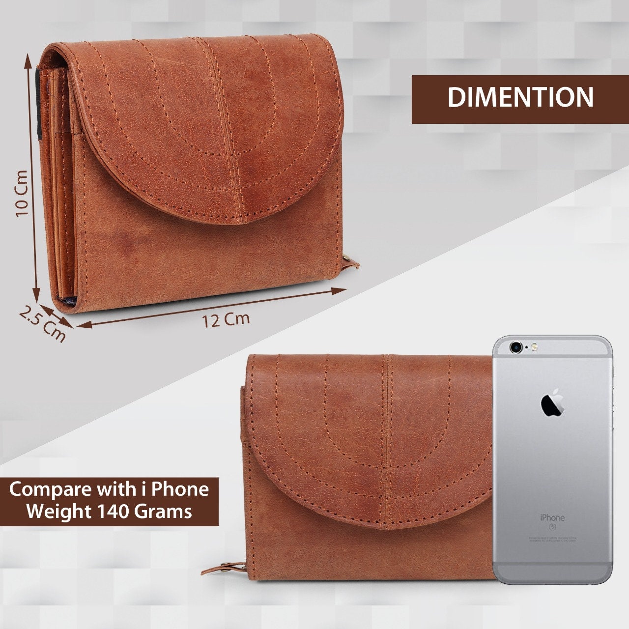 Handmade RFID Safe Real Leather Wallet | Genuine Leather Womens Clutch, Woman’s Zipper Wallet | Perfect for Anniversary, Birthday Gift