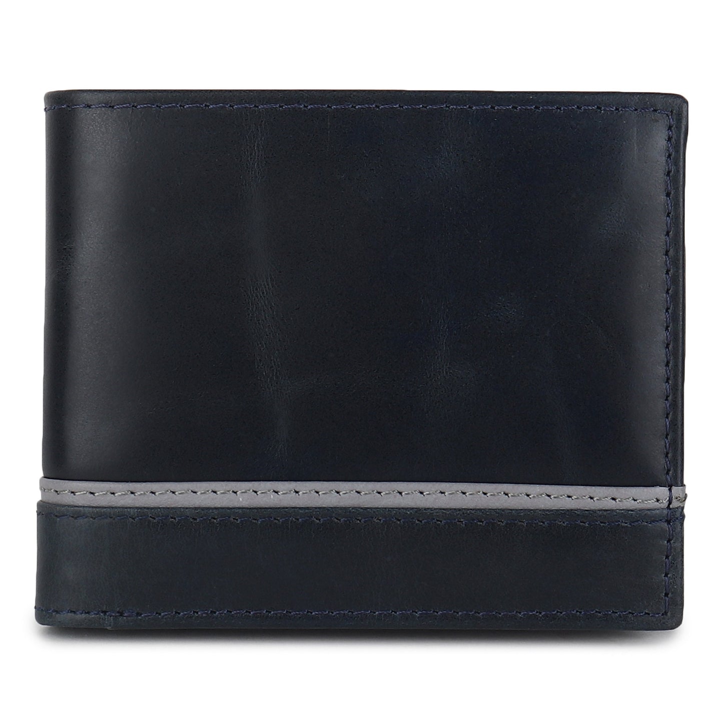 Handmade Navy Blue Real Leather Wallet for Men | Personalised Gift For Dad | Christmas Gift for Son | Birthday, Anniversary Gift For Men