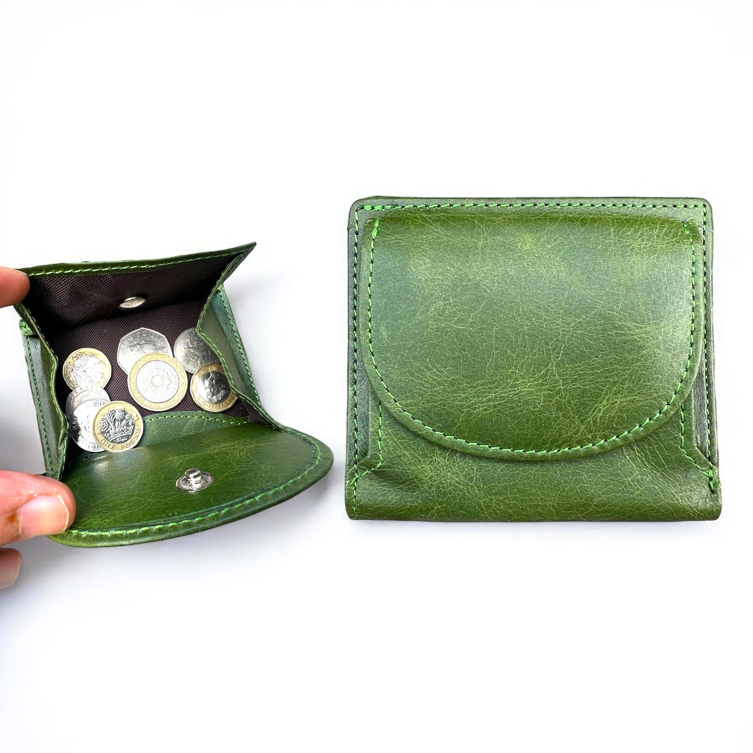 Personalised Leather Wallet For Girls Women, Custom Engraved Cute Mini Coin Purse, The Practical Wallet | Christmas, Birthday Gift For Her