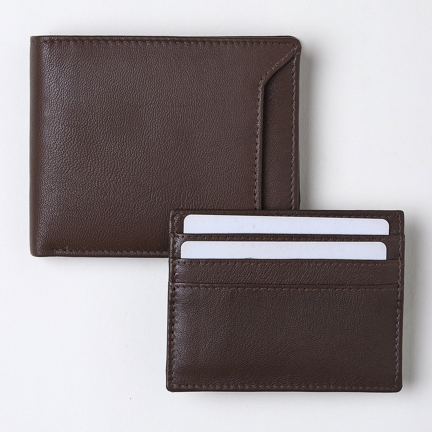 Handmade Real Leather Wallet for Men and Women | Personalised Engrave Name, Initials | Perfect for Gift | Gift Boxed