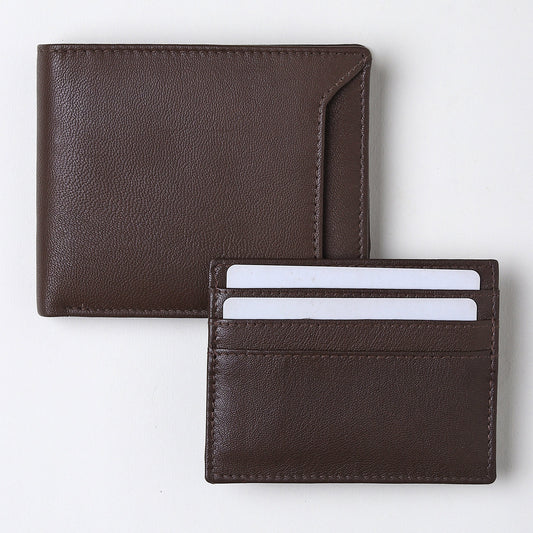 Handmade Real Leather Wallet for Men and Women | Personalised Engrave Name, Initials | Perfect for Gift | Gift Boxed