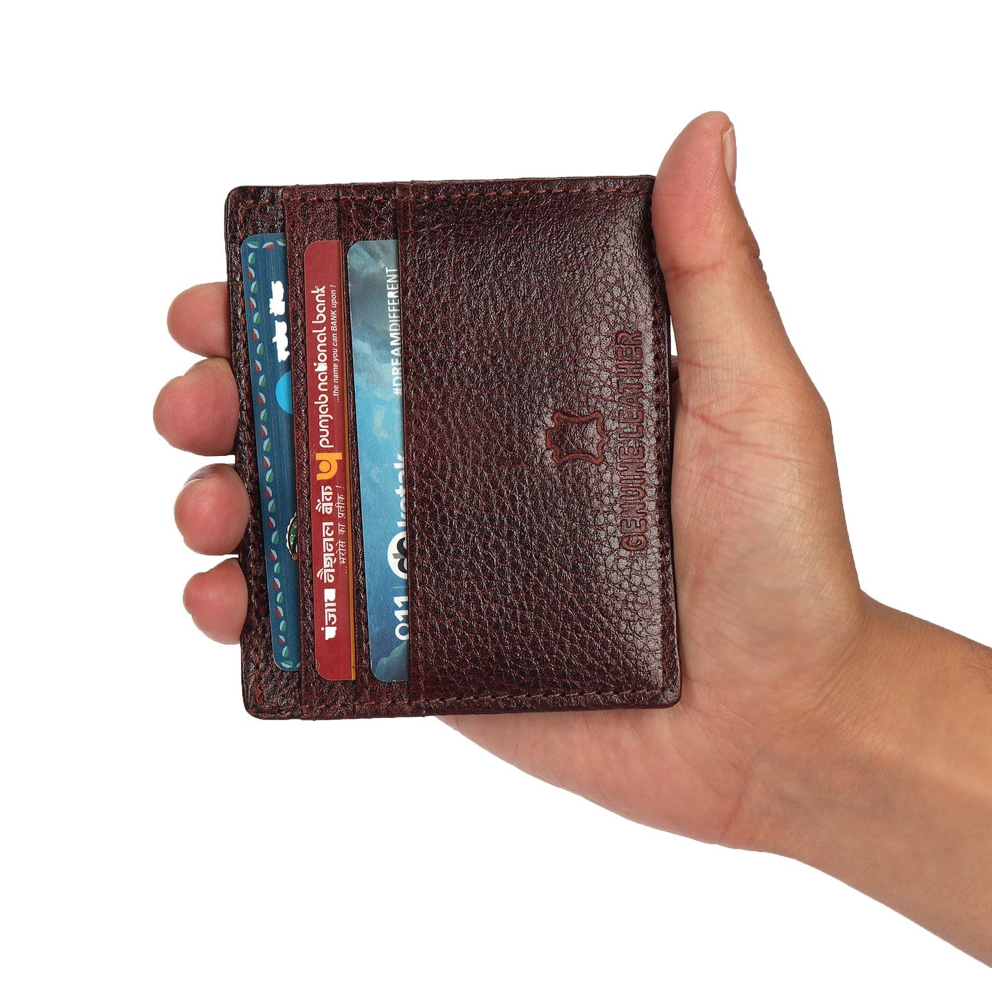 Real Leather Ultra Slim Wallet | Minimalist 100% Real Leather Must have Unisex Wallet | Handy wallet Original Leather Credit Card Holder