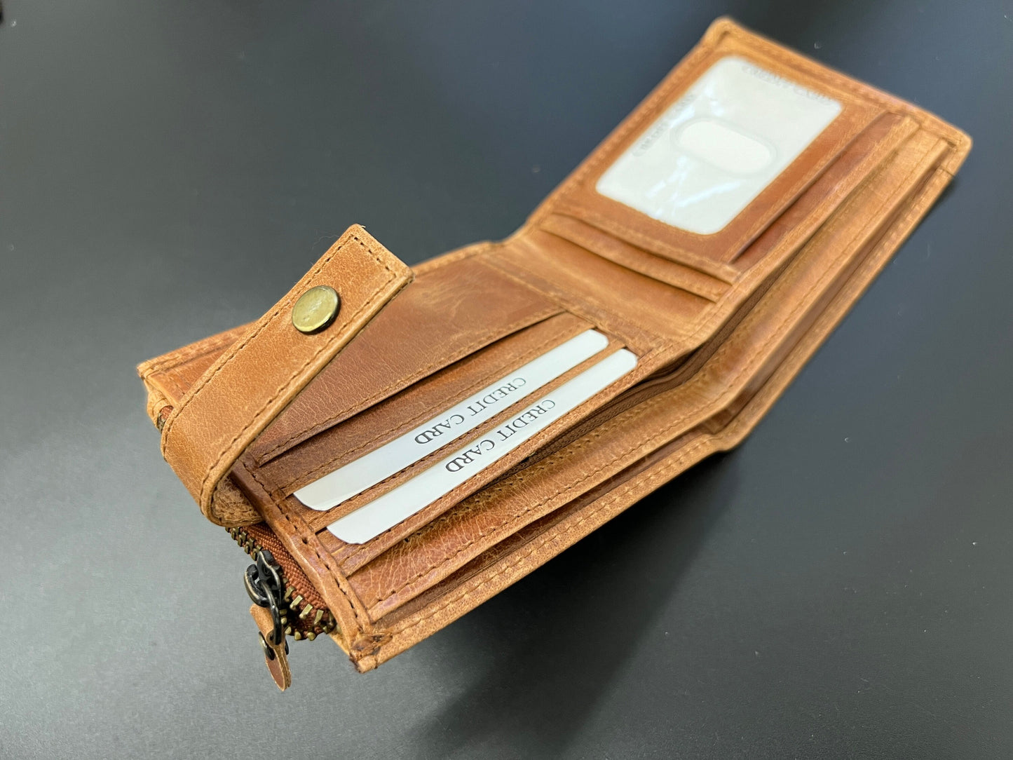 Handmade Personalised Leather Wallet For Men | Birthday, Anniversary, Christmas Gift For Him | Gift For Dad | Free Handmade Gift Bag