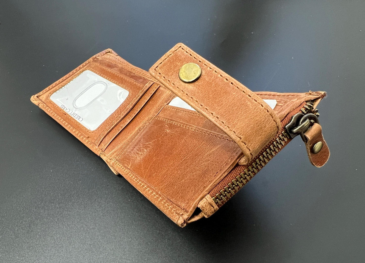 Handmade Personalised Leather Wallet For Men | Birthday, Anniversary, Christmas Gift For Him | Gift For Dad | Free Handmade Gift Bag