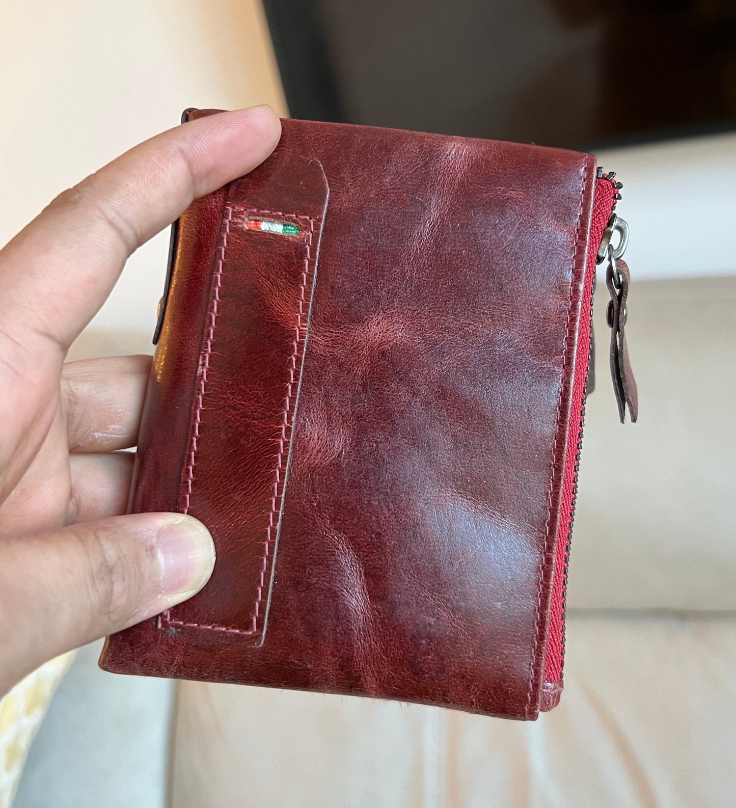 Handmade Pure Leather Wallet For men's and Women, Handcrafted Best Design 3 Zipper Wallet, Best Wallet For Gift, Free Gift Wrap Available