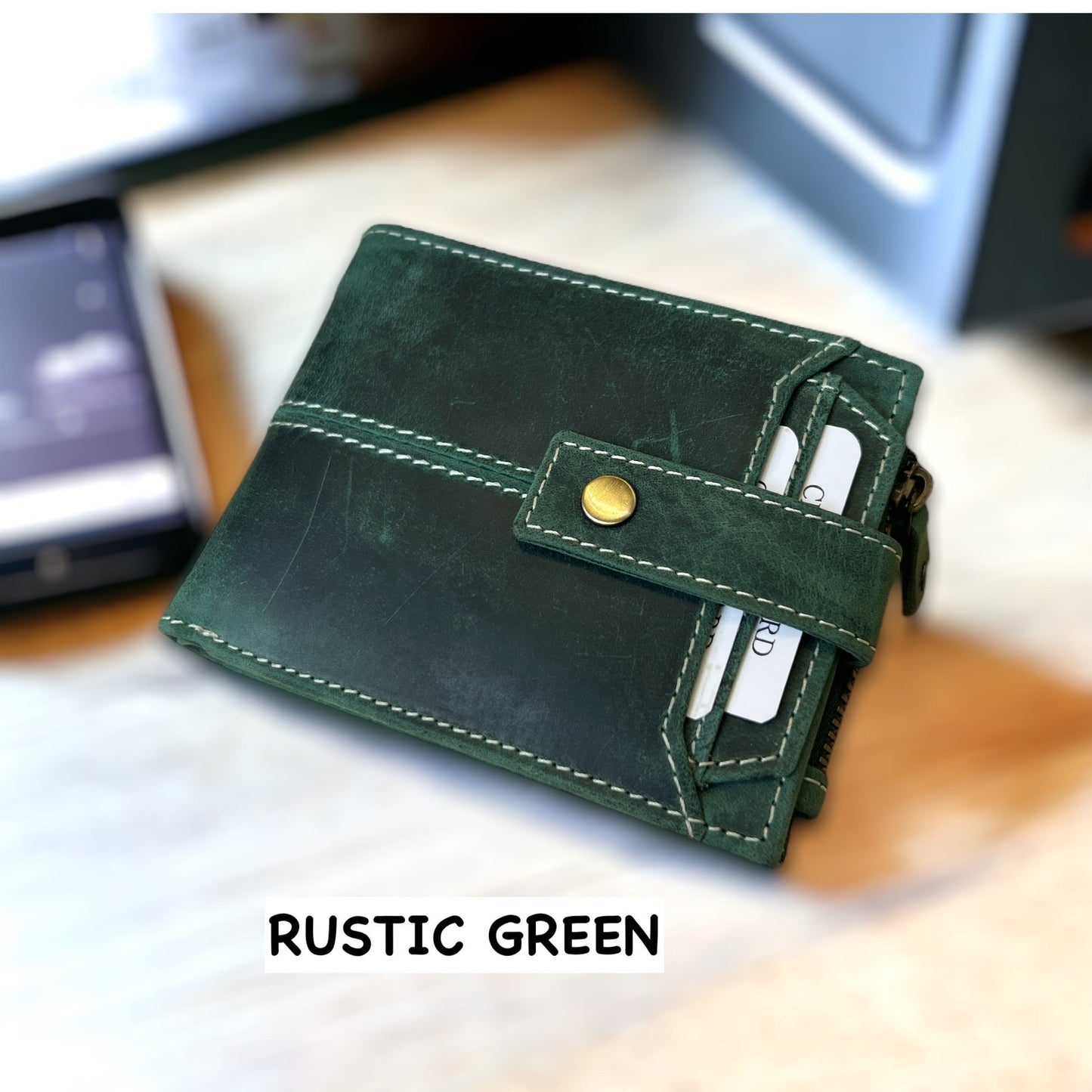 Personalised Leather Wallet | RFID/NFC Safe | Christmas Birthday Anniversary Gift For Men | Gift for Dad