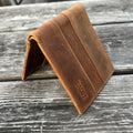 Handmade Personalised Full Grain Leather Wallet for Men | Birthday, Anniversary, Groomsmen Gift for Him | Gift For Dad | Christmas Gift
