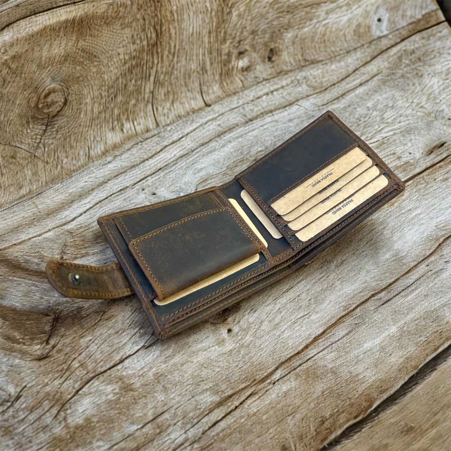 Christmas Gift For Him | Personalised Wallet For Men | Handmade Premium Quality Leather Men's Wallet | Birthday, Anniversary Gift for Him