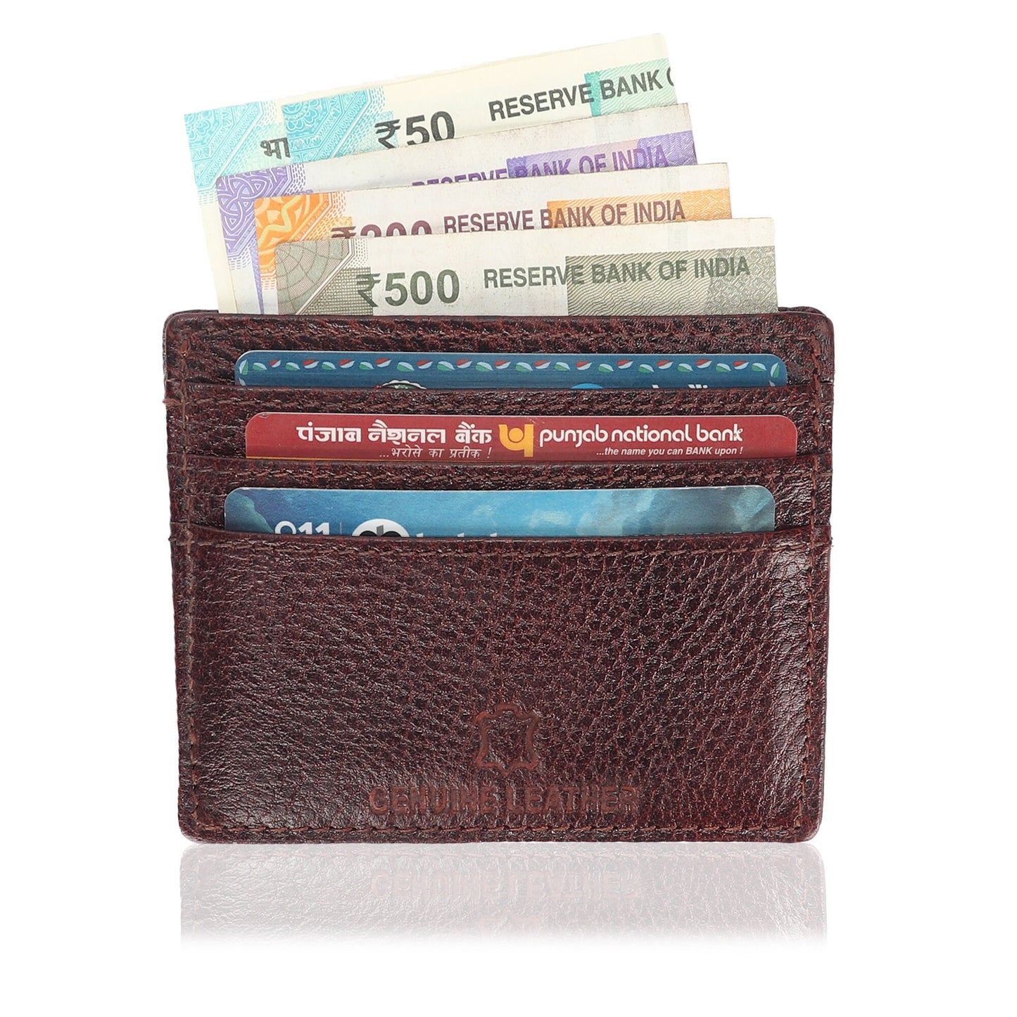 Real Leather Ultra Slim Wallet | Minimalist 100% Real Leather Must have Unisex Wallet | Handy wallet Original Leather Credit Card Holder