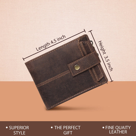 Custom Engraved Men's Leather Wallet | Personalised Gift For Men | Gift For Partner | RFID Best Quality Real Leather Wallet | Christmas Gift