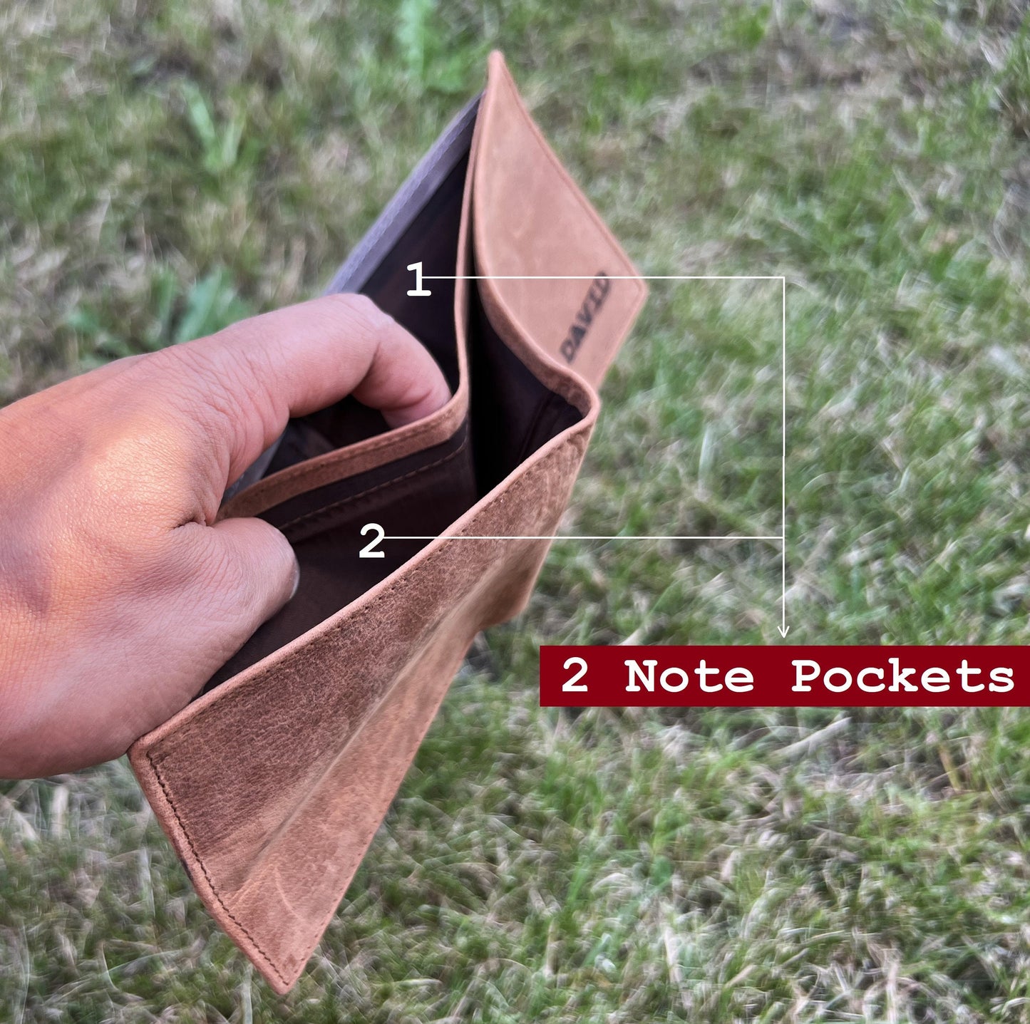 Personalised Wallet, Leather Wallet, Slim Wallet, Engraved Wallet, Husband Anniversary Gift, Father's Day Gift, Birthday Gift, Gift Boxed