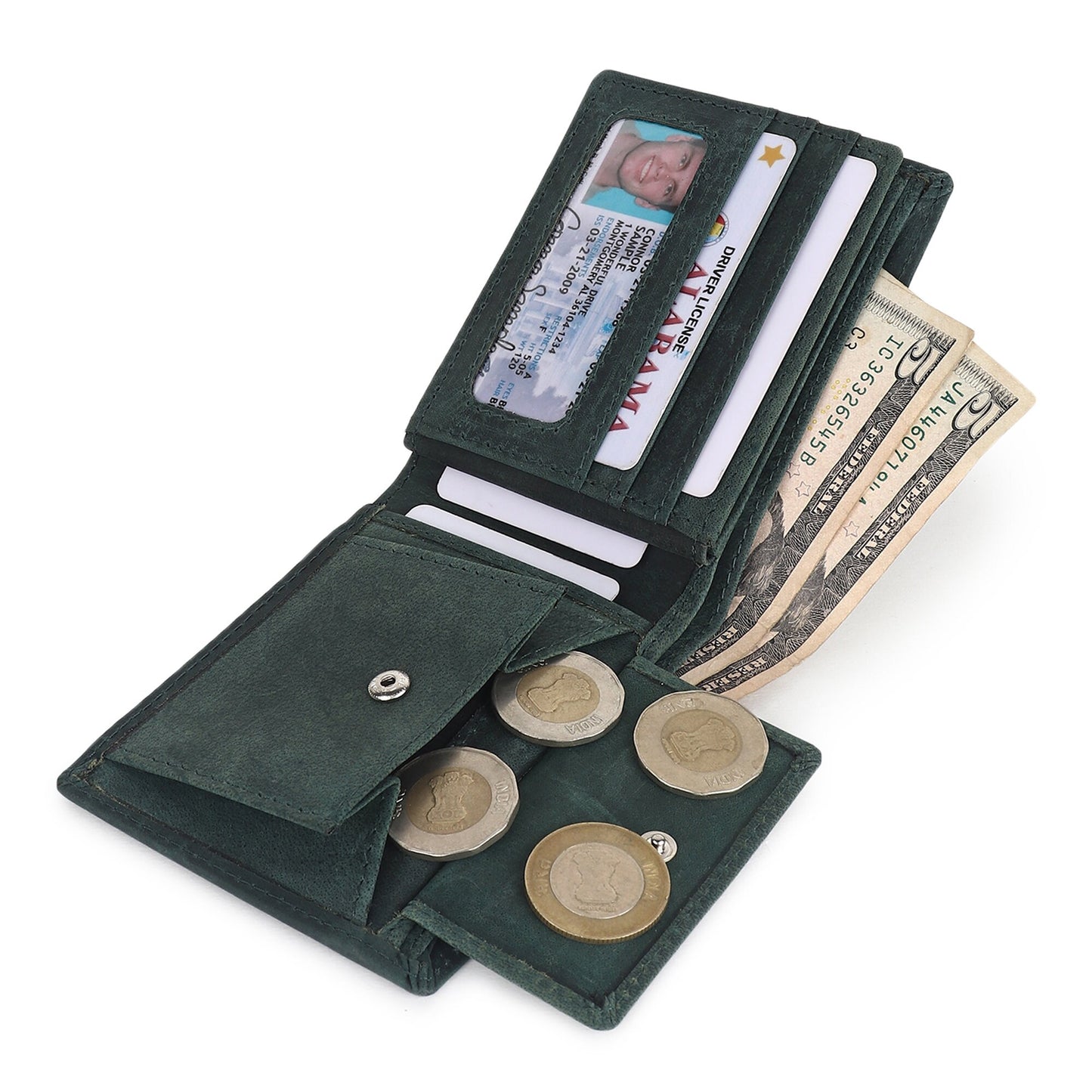 Custom Engraved Wallet | Personalised Leather Wallet | Handmade Real Leather Wallet For Him | Gift For Dad | Groomsmen Gift, Christmas Gift