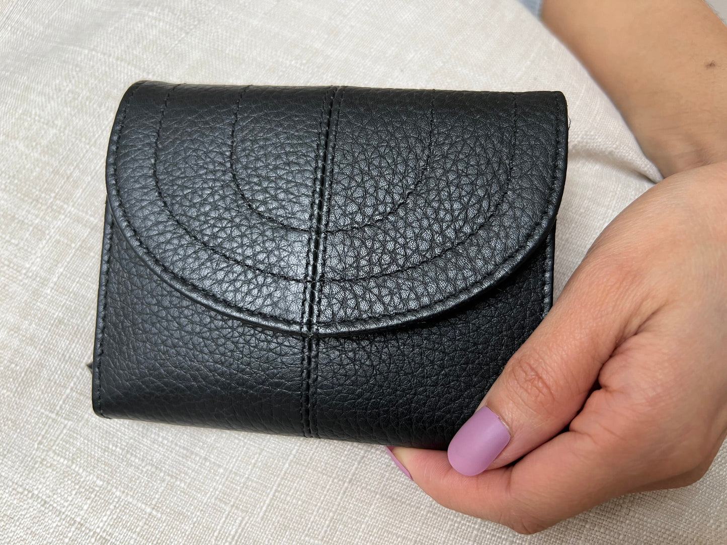 Handmade Leather Wallet for Girls Women | Huge Capacity Small Wallet | Anniversary, Birthday, All Occasions Gift