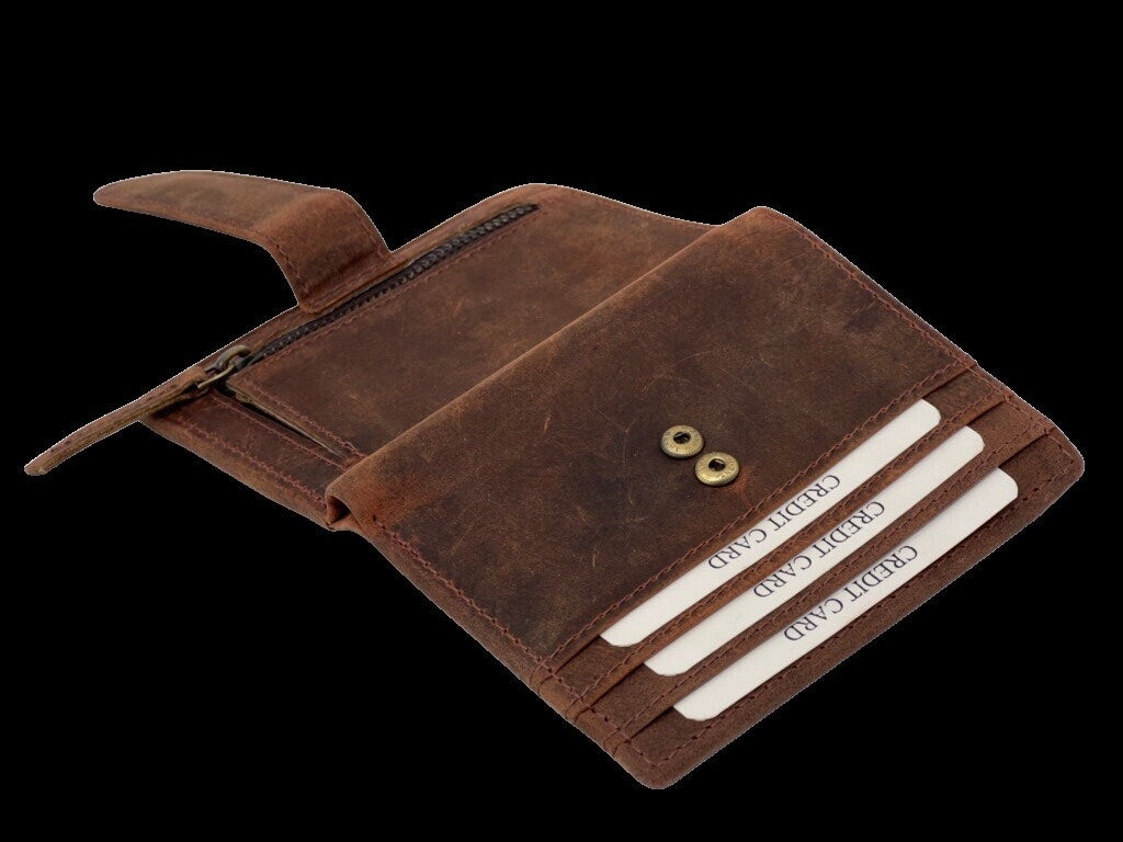 Unisex Leather Wallet | Custom Personalised Wallet for Men and Women | Birthday, Anniversary, Christmas Gift For All, Gift Boxed