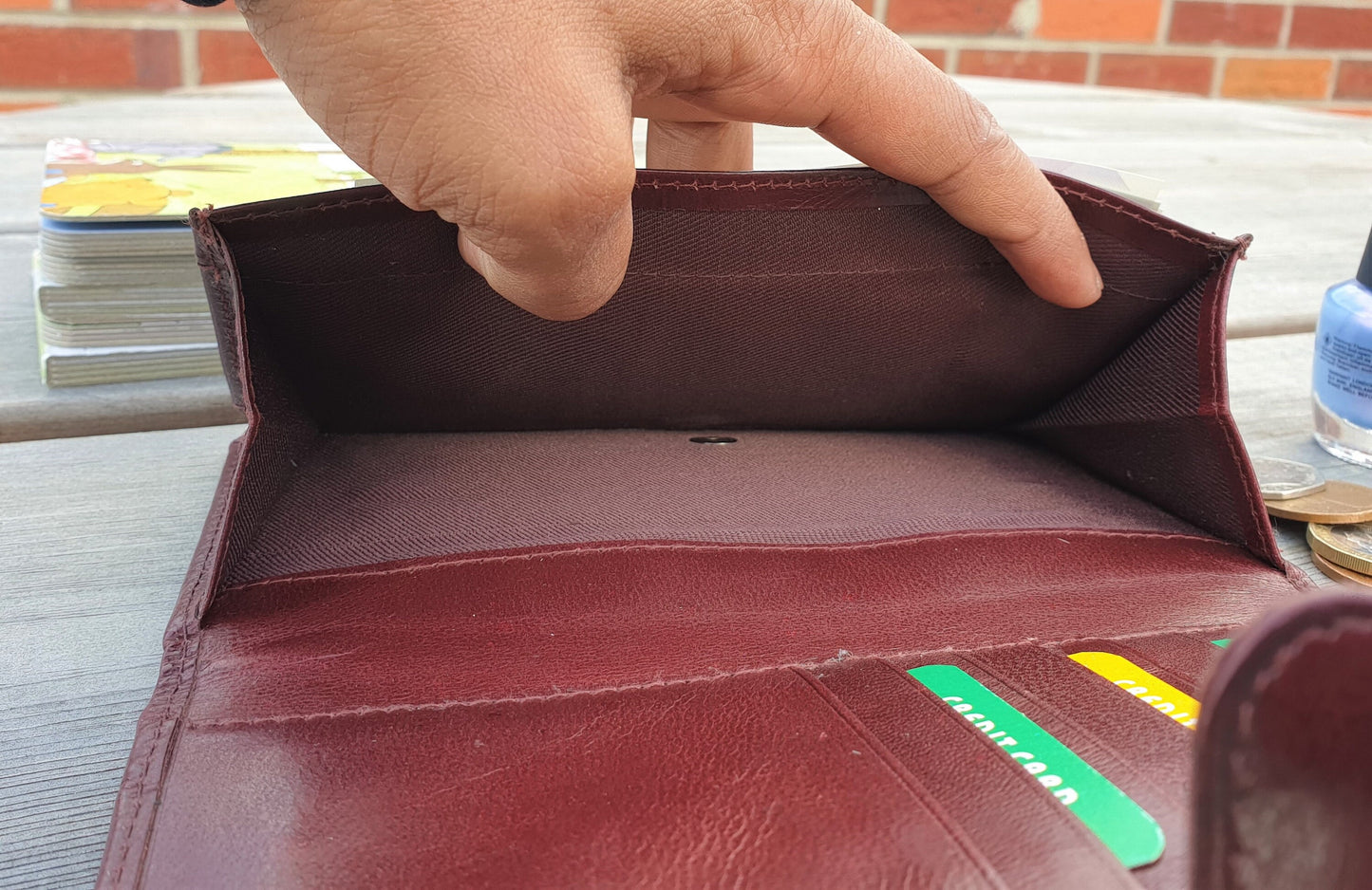 Personalised RFID Safe Brown Leather Women's Girl Purse ClutchHandmade Leather Wallet for Women Girl | Female Long Wallet | Best for Gift