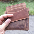 Personalised Handmade Top Grain Leather Wallet for Men, RFID Men's Girls Real Leather Wallet, Birthday, Anniversary Graduation Gift