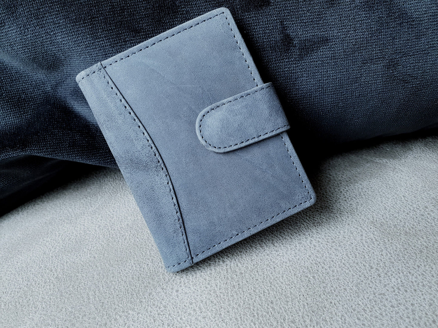 Handmade Personalised Real Leather Card Holder Slim Wallet | Removable Plastic Sleeves | Thank You Gift Wallet For Men and Women