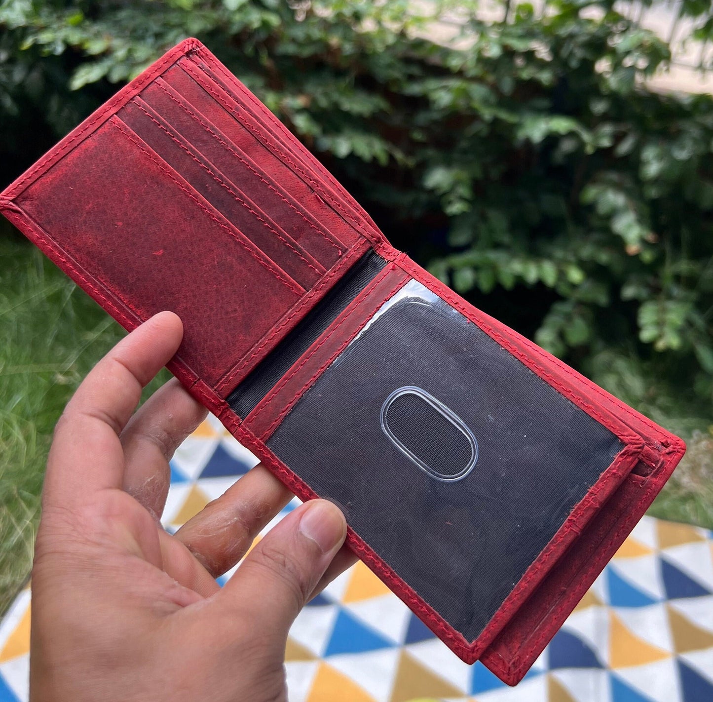 Handmade Real Leather Wallet For Men | RFID Safe B-ifold Wallet | Personalised Gift For Him | Birthday, Christmas, Anniversary Gift | Boxed