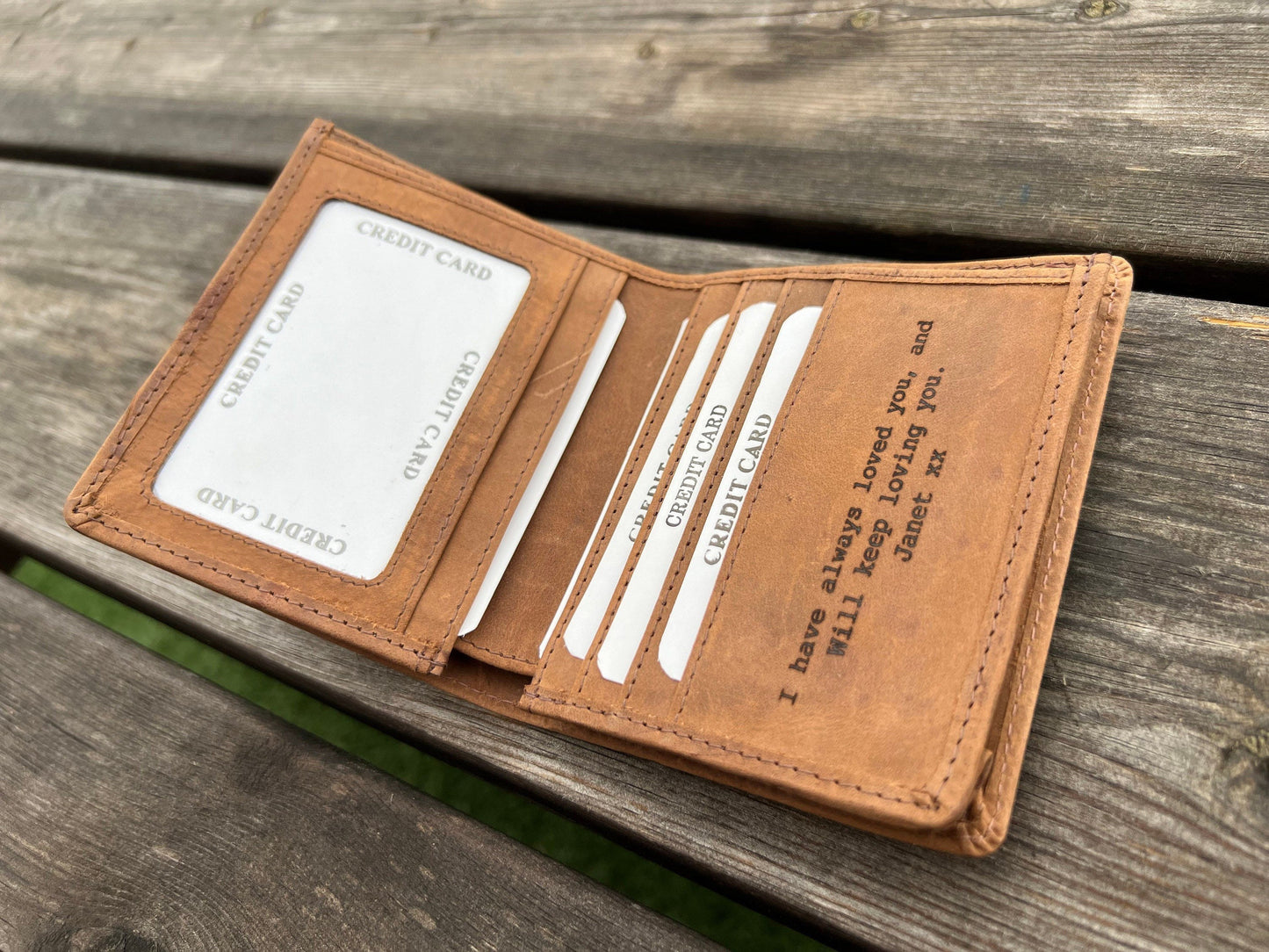 Personalised Leather Wallet For Men | Engraved Wallet | Specially Designed Wallet | Zipper Wallet | Anniversary, Birthday, Fathers Day Gift