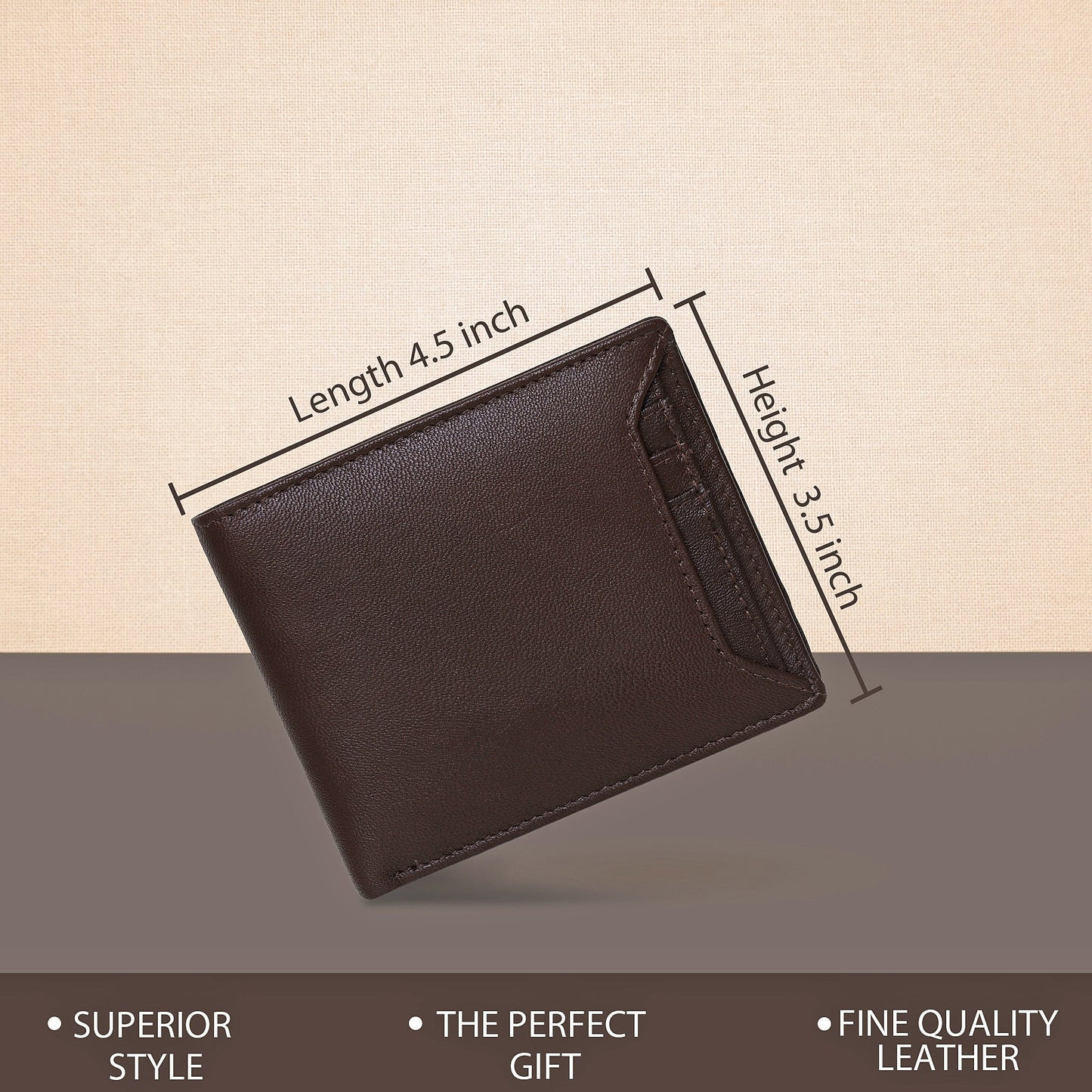 Handmade Real Leather Wallet for Men and Women | Personalised Engrave Name, Initials | Perfect for Gift | Gift Boxed