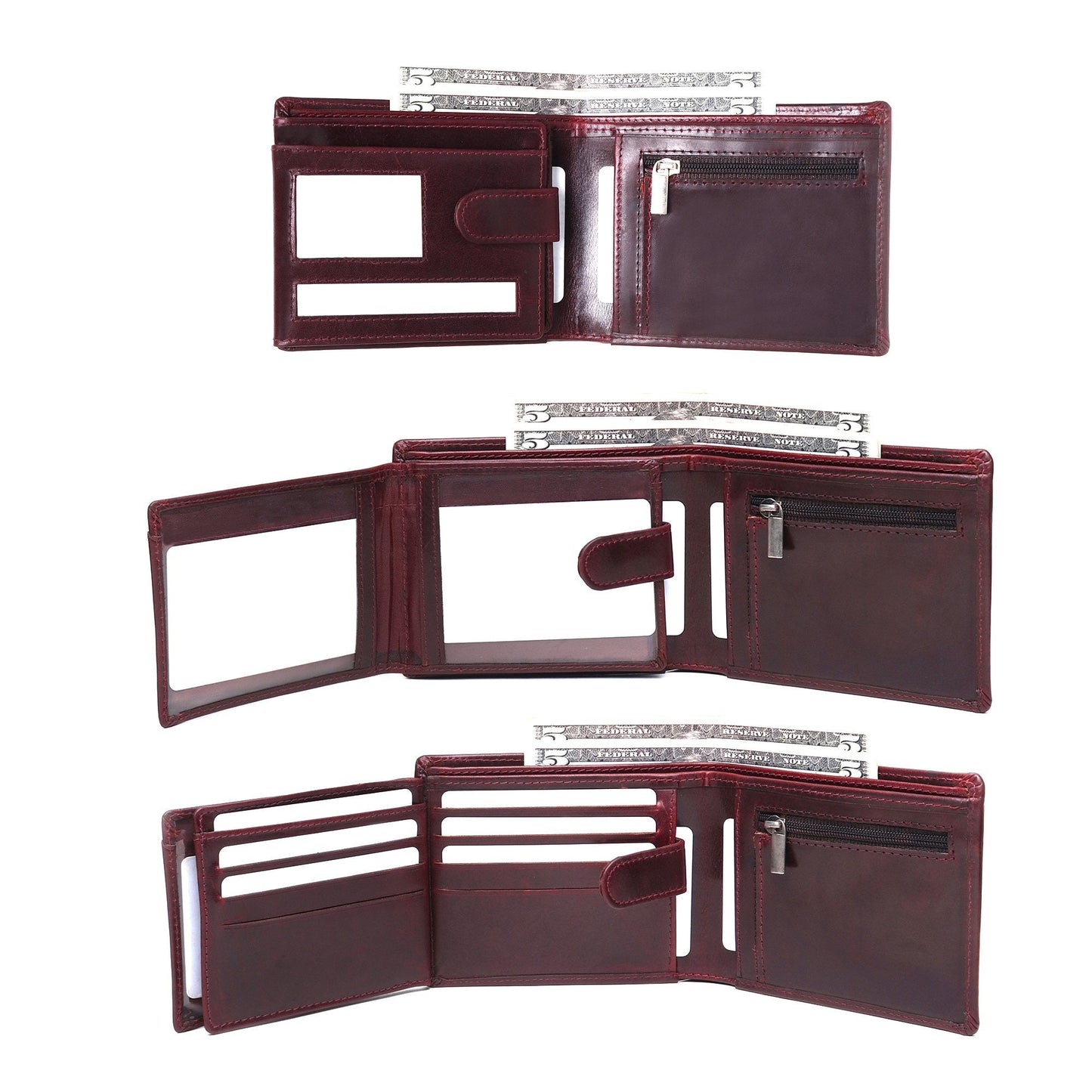 Personalised Handmade Top Quality Real Leather Wallet For Men | Perfect for Fathers Day, Anniversary, Birthday, Groomsmen, Christmas Gift