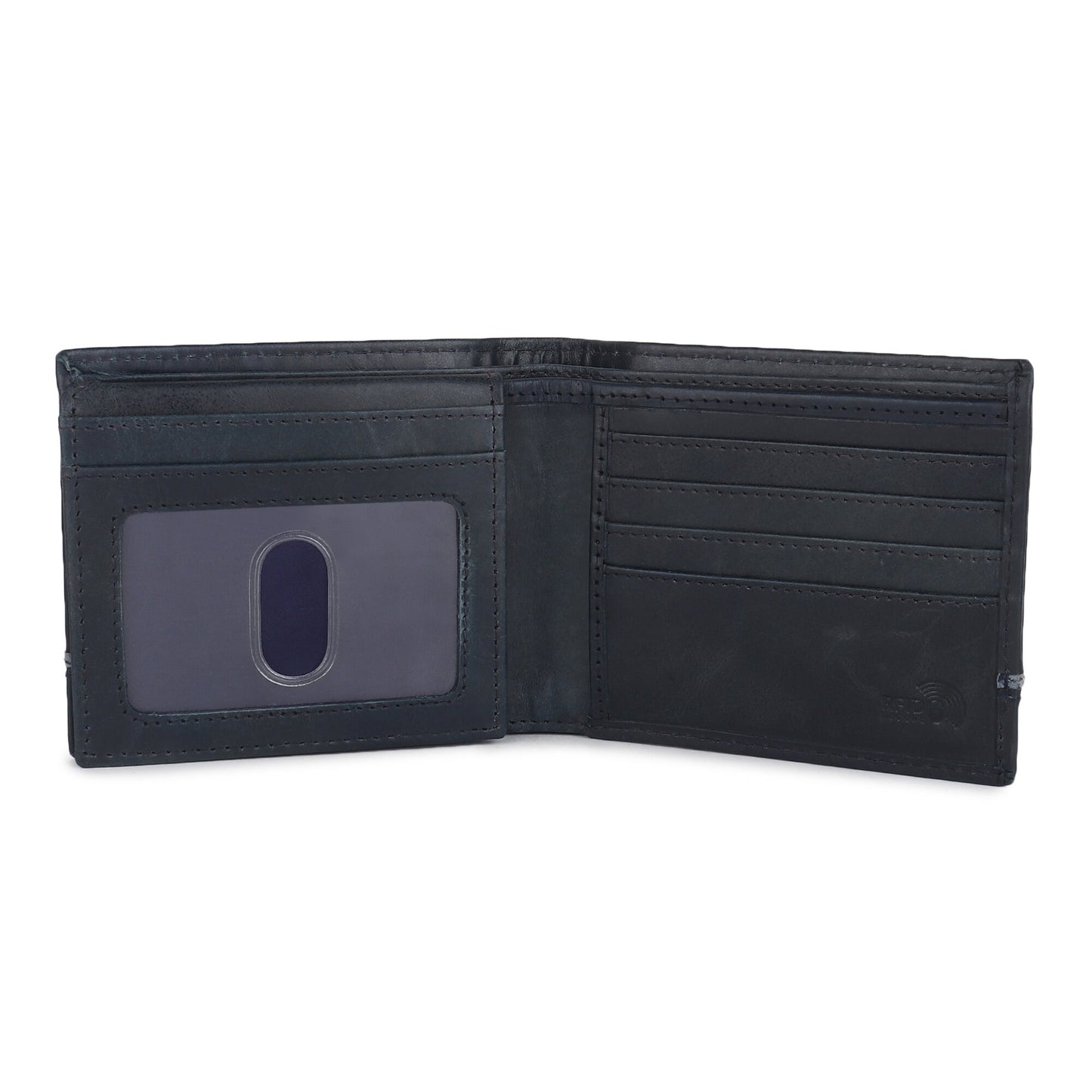 Handmade Navy Blue Real Leather Wallet for Men | Personalised Gift For Dad | Christmas Gift for Son | Birthday, Anniversary Gift For Men