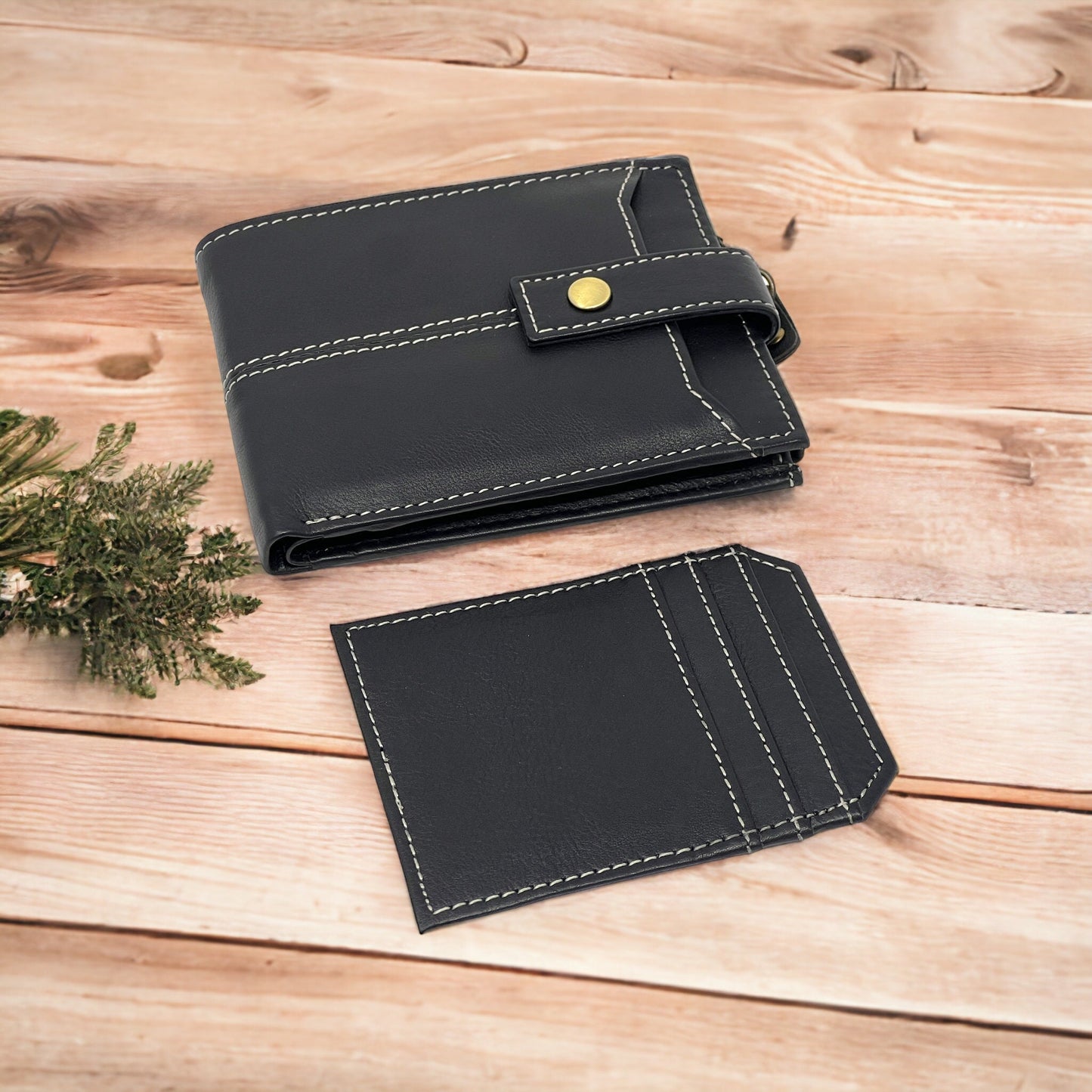 Personalised Christmas Gift | Soft Leather Wallet For Men and Women | Birthday, Anniversary, Christmas gift For Men and Women | Gift Bagged
