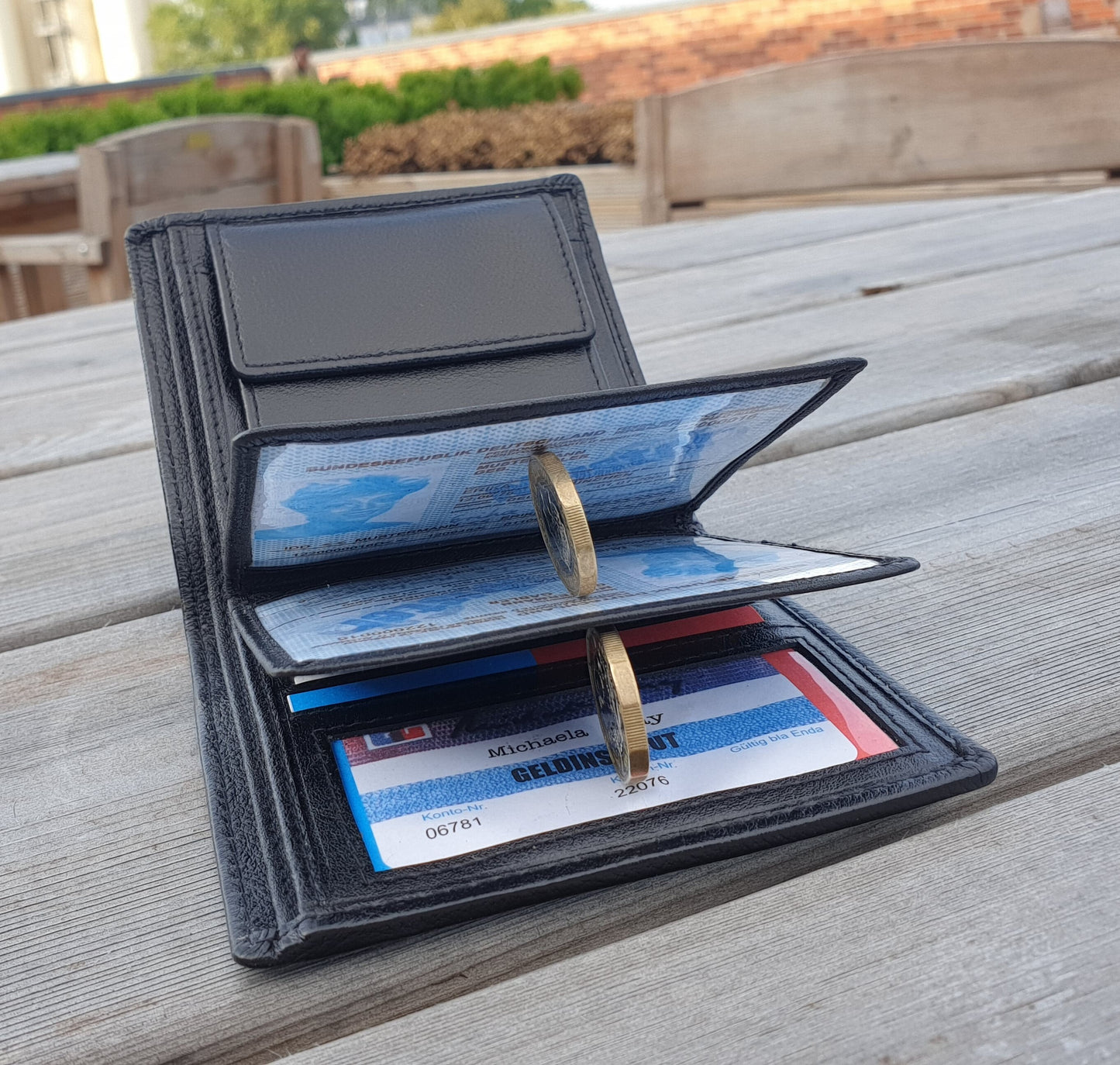 Black Handmade in Best Leather Men's Girl's Leather Wallet, Coin Wallet Book shape Hand Crafted Wallet for Men and Women, Best Gift Bagged