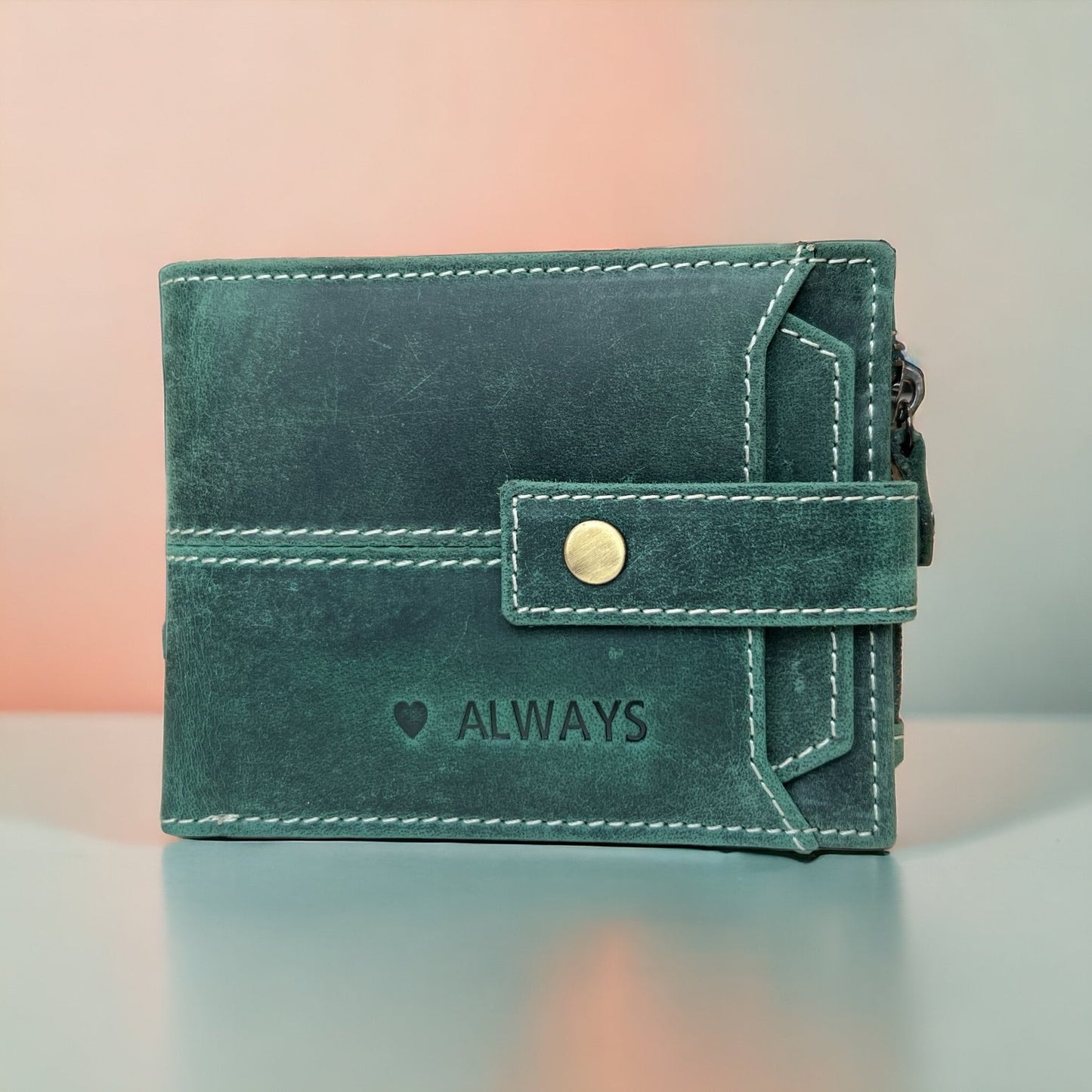 Handmade Real Leather Wallet For Men and Women | Personalised Unisex Wallet for Christmas Birthday Gift | Gift for DAD