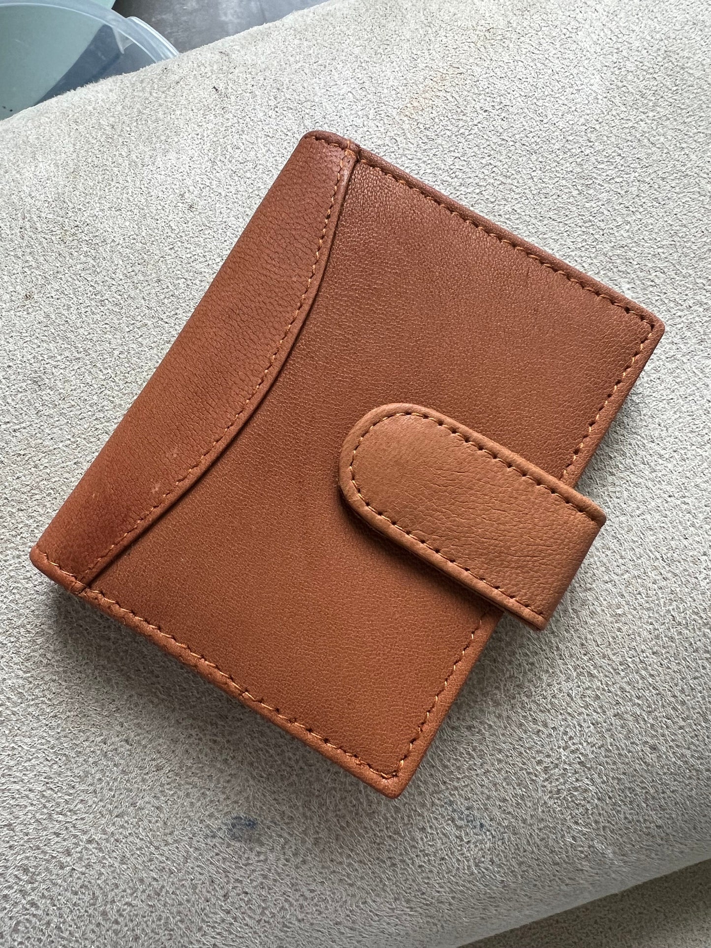 Handmade Personalised Real Leather Card Holder Slim Wallet | Removable Plastic Sleeves | Thank You Gift Wallet For Men and Women