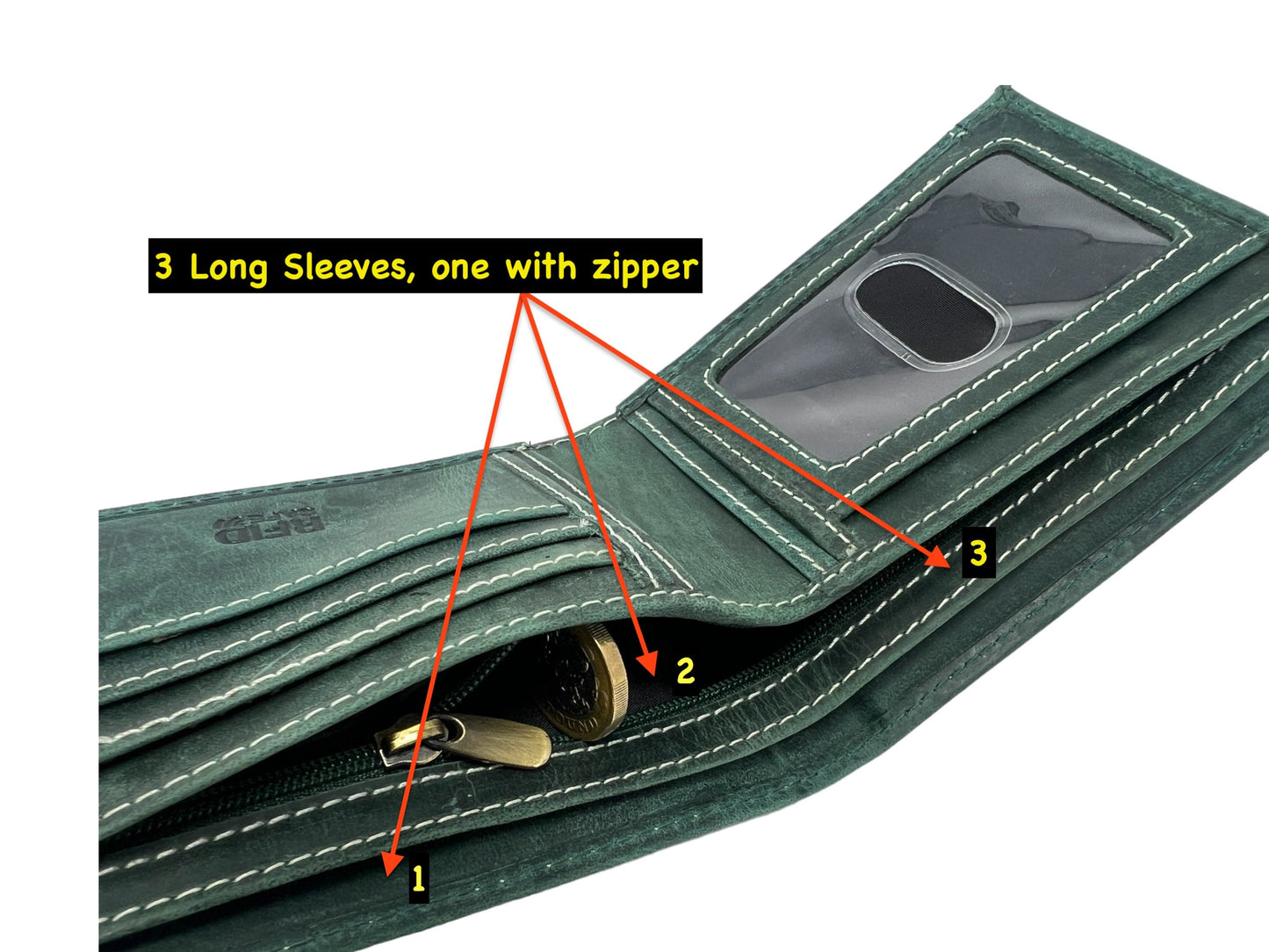 Handmade Real Leather Wallet For Men and Women | Personalised Unisex Wallet for Christmas Birthday Gift | Gift for DAD