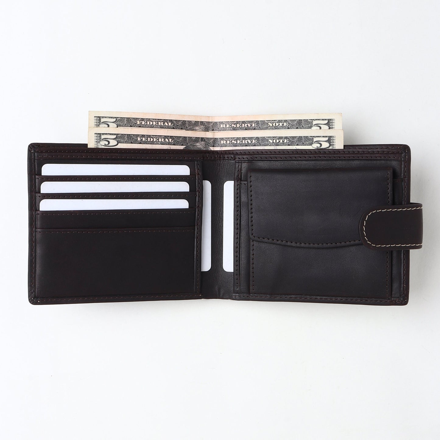 Personalised Christmas Gift For Father Brother Son Husband | Custom Engraved Real leather Wallet For Men | Birthday Anniversary Gift For Men