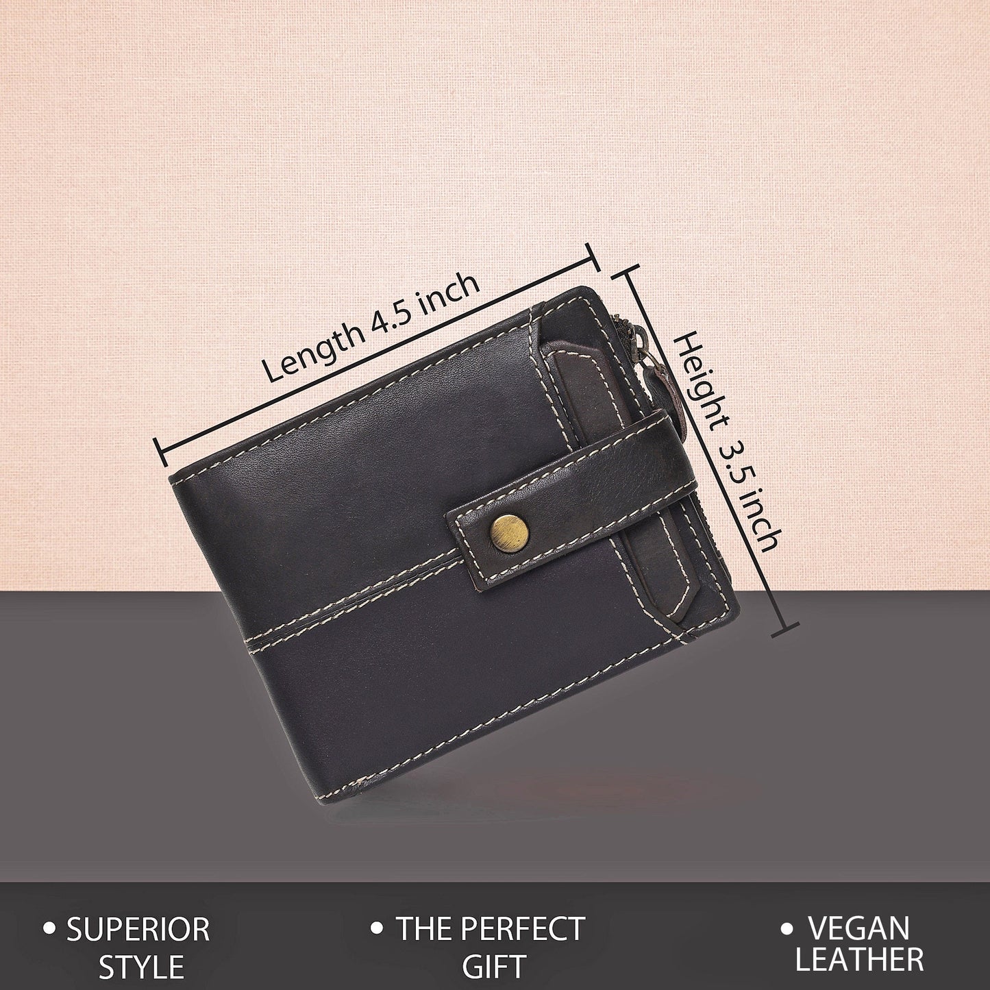 Christmas Gift For Him | Personalized Mens Leather Wallet | Custom Personalised Real leather Wallet for Men | Gift For Dad | Birthday Gift