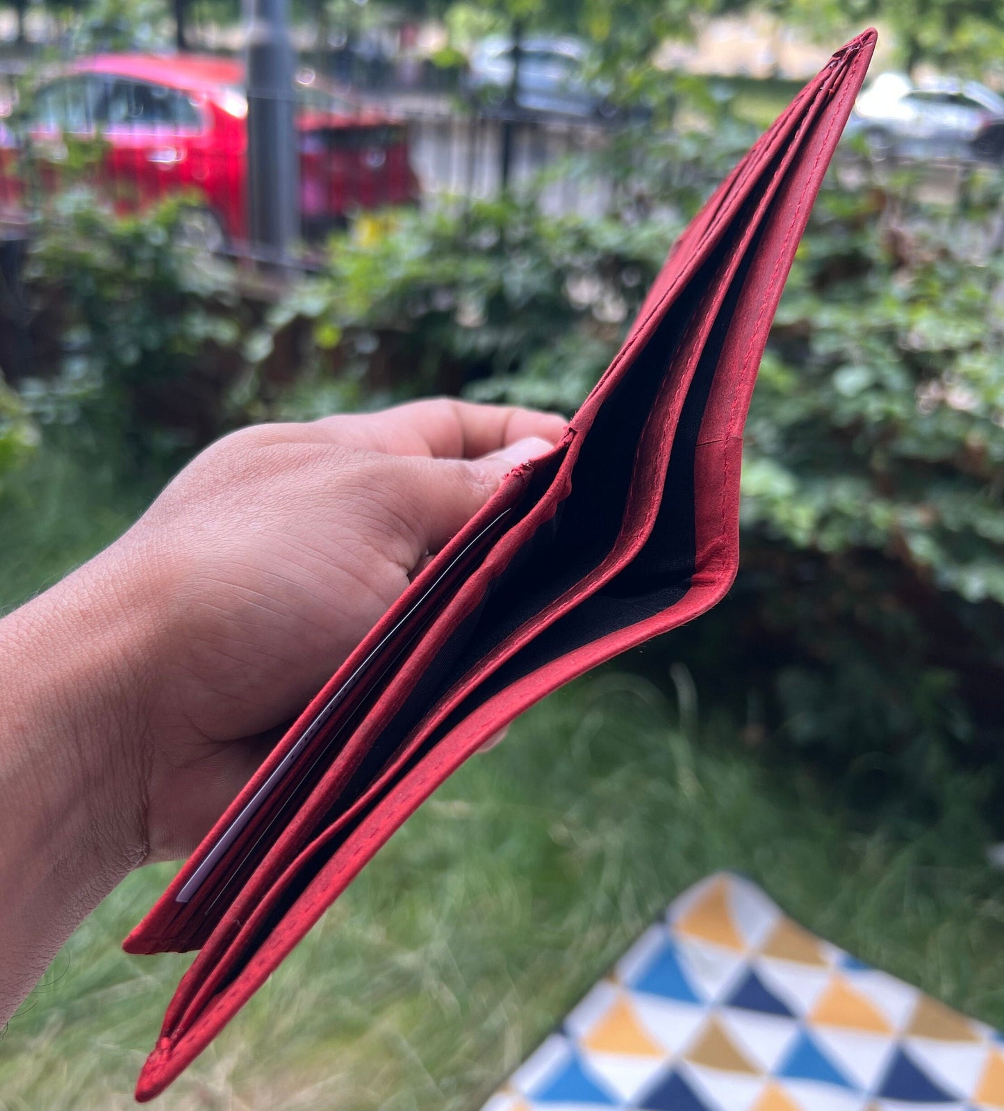 Handmade Real Leather Wallet For Men | RFID Safe B-ifold Wallet | Personalised Gift For Him | Birthday, Christmas, Anniversary Gift | Boxed