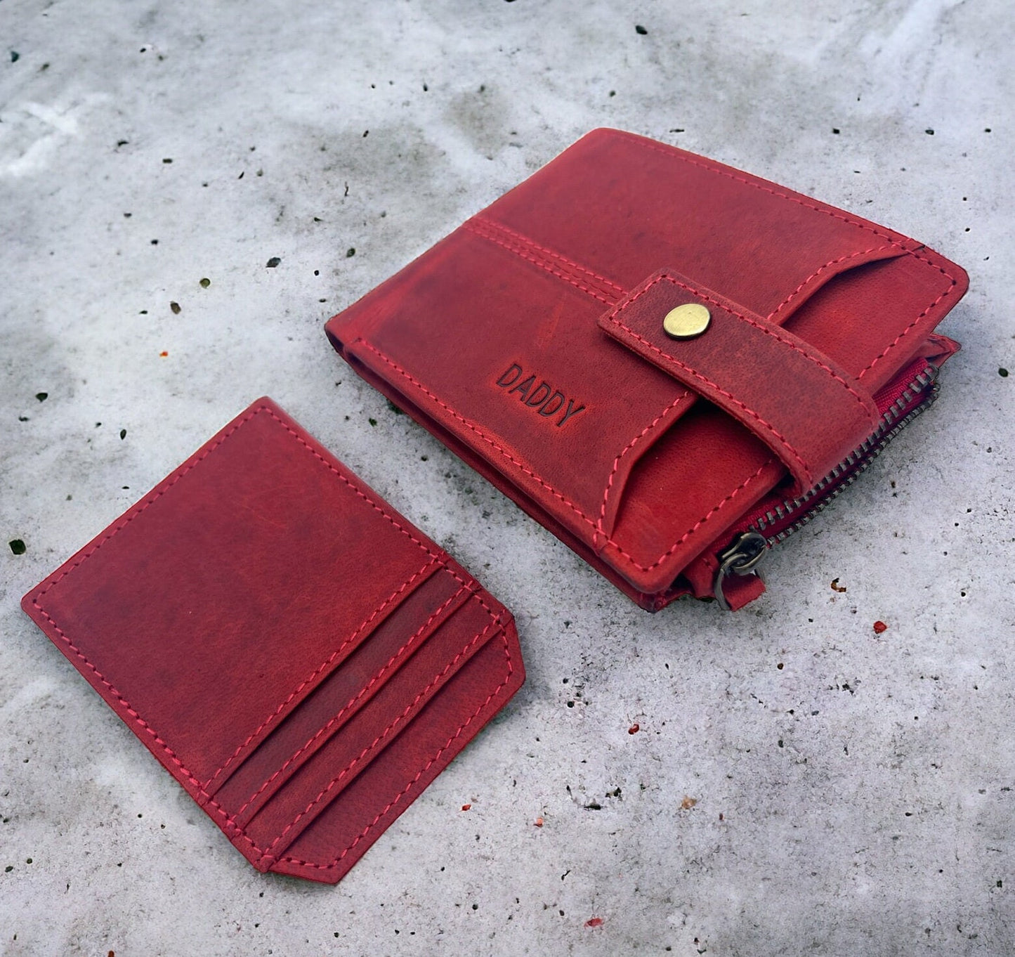 Personalised Leather Wallet | RFID/NFC Safe | Christmas Birthday Anniversary Gift For Men | Gift for Dad