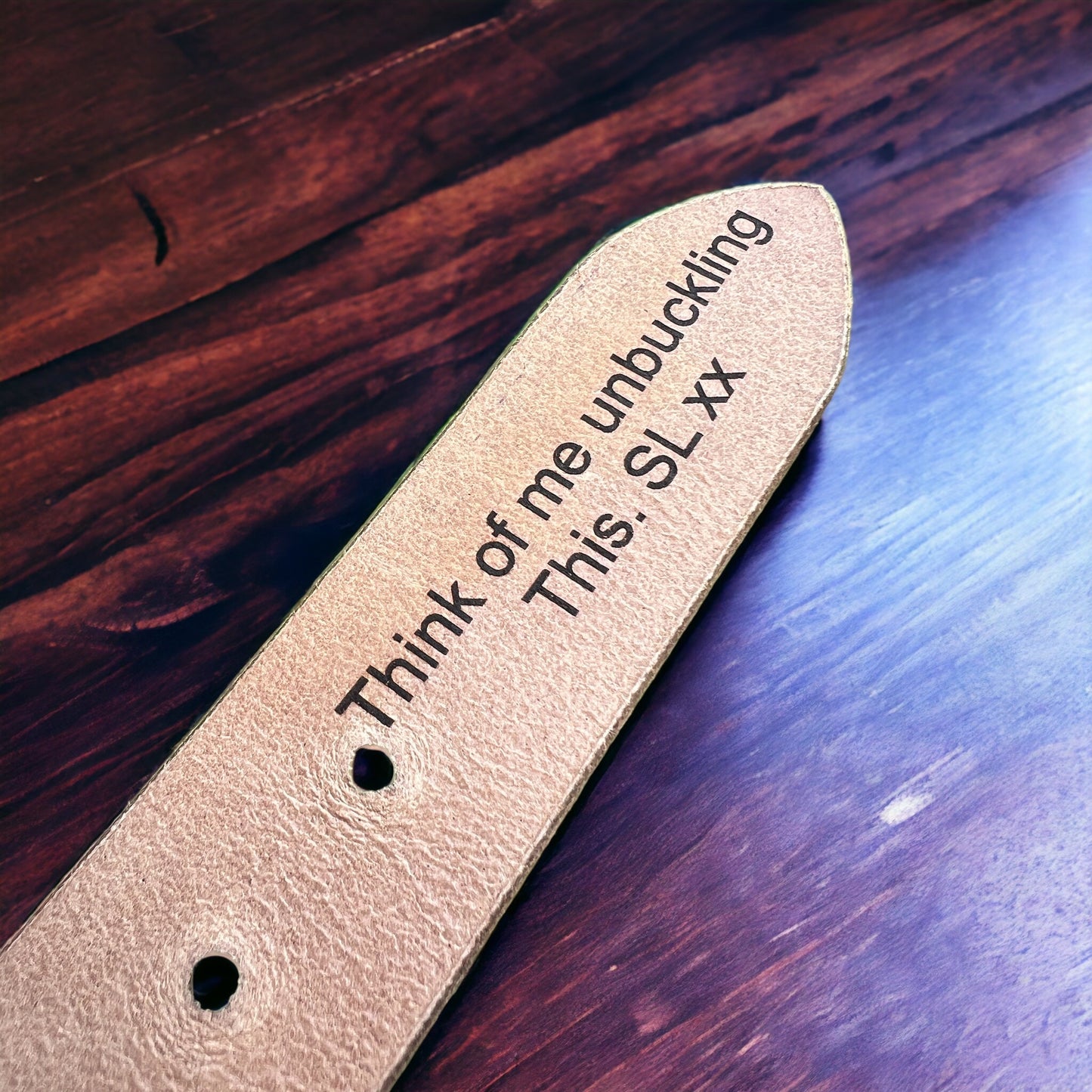 Personalised Men's Belt Full Grain Leather Belt for Men | 3mm Thick 38 MM Wide Anniversary Birthday Groomsmen Christmas Gift | Gift For Dad