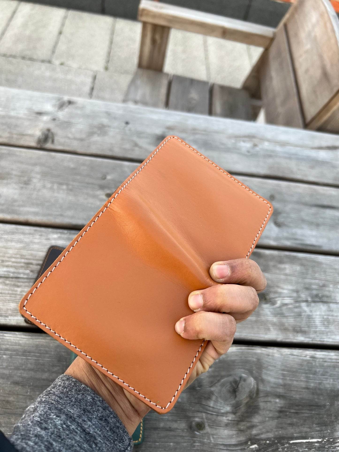 Multocolor Leather Handmade Wallet for Men Women, Genuine Leather Men's Wallet Super Slim Ultra Thin Unisex Wallet