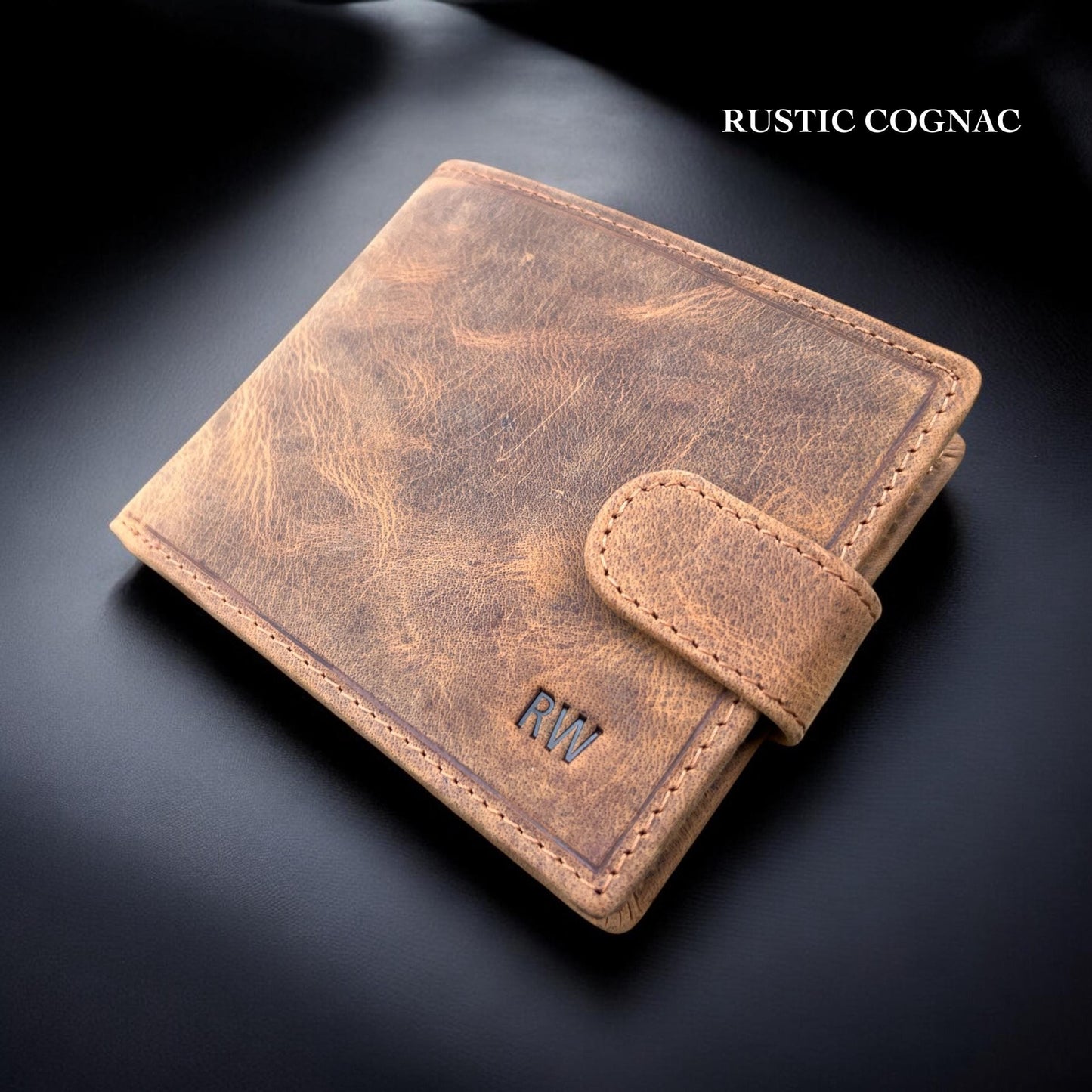 Personalised Leather Wallet for Men – Premium Quality Christmas Gift for Him, Boxed