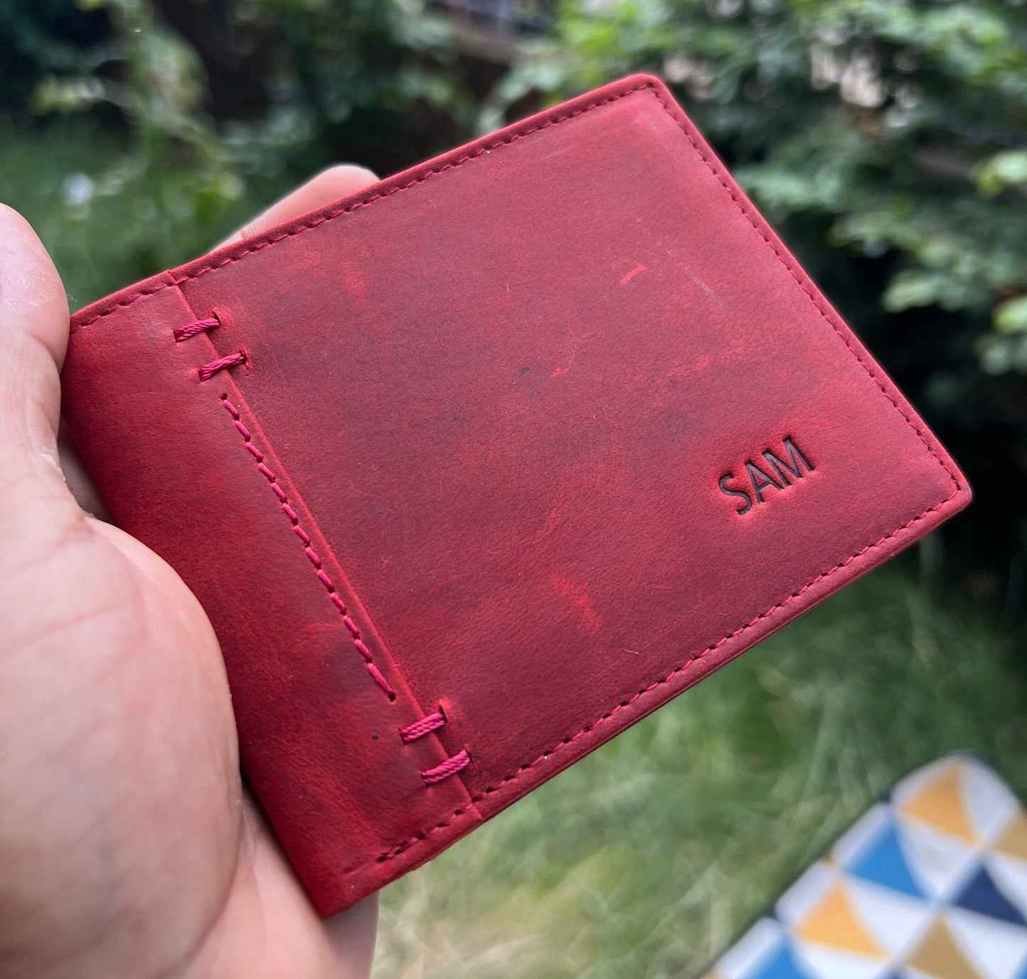 Handmade Real Leather Wallet For Men | RFID Safe B-ifold Wallet | Personalised Gift For Him | Birthday, Christmas, Anniversary Gift | Boxed